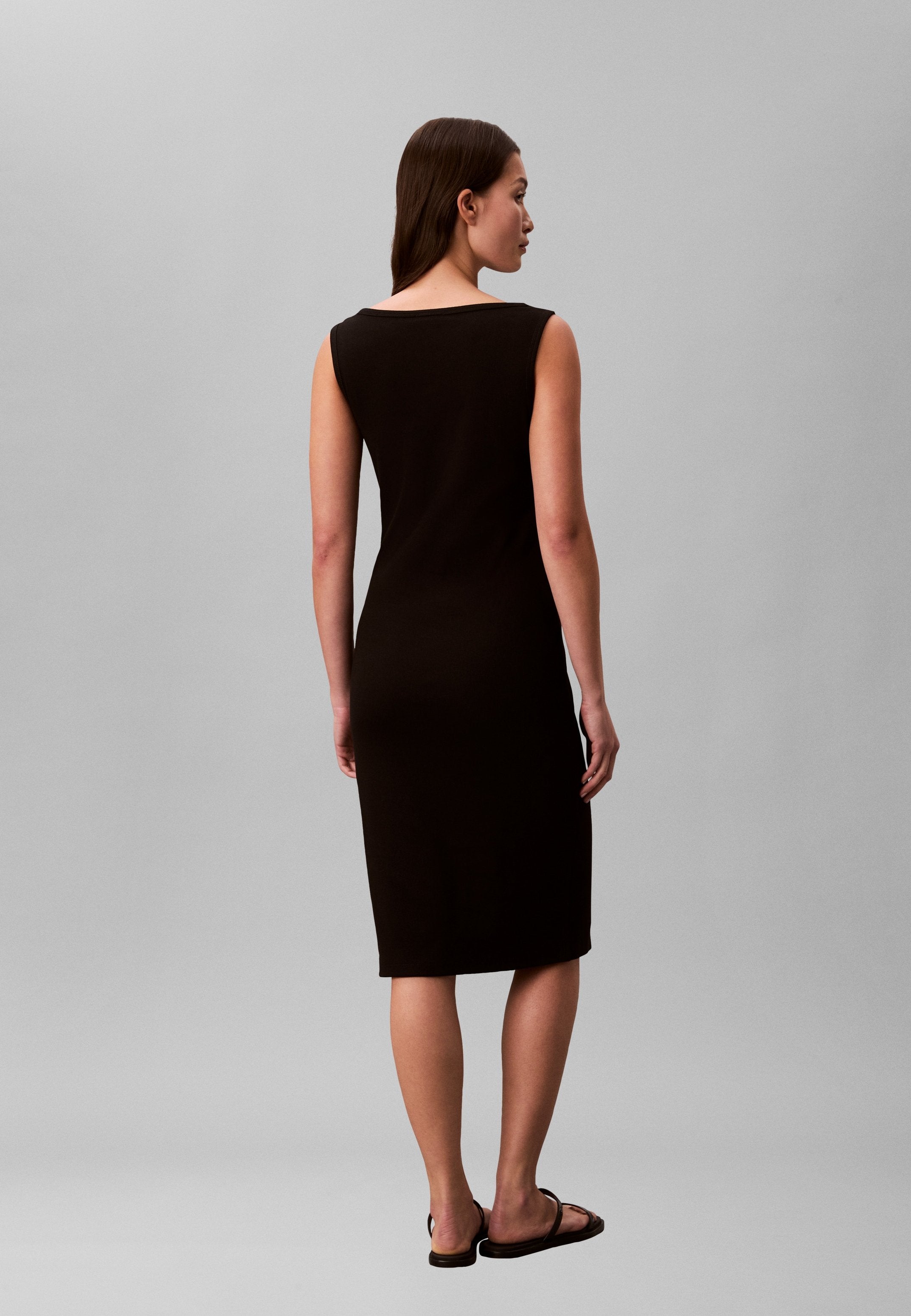 BABY LABEL SQUARE  - Jersey dress - black