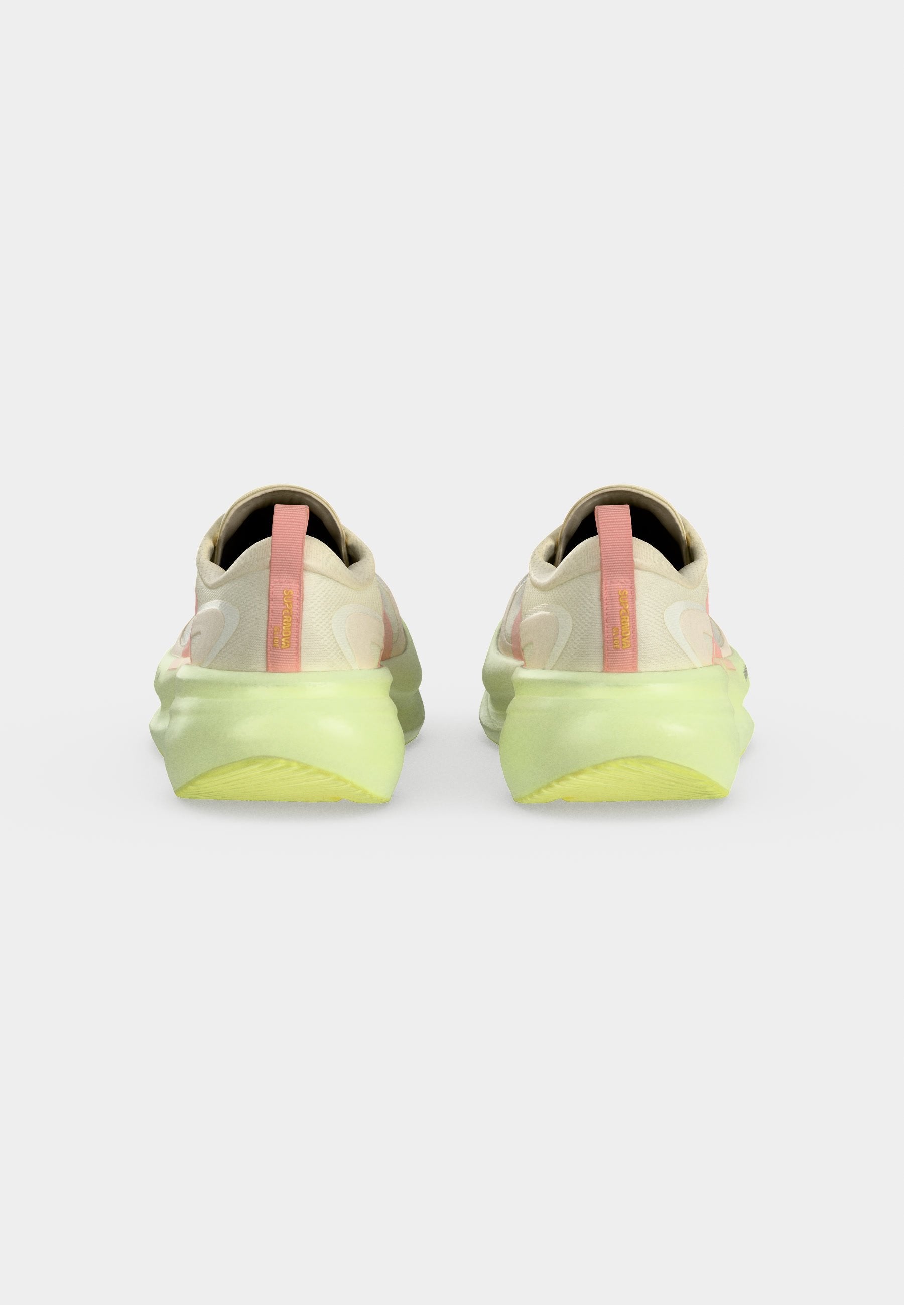 SUPERNOVA GLIDE W - Road running shoes - white/vapour pink/ivory