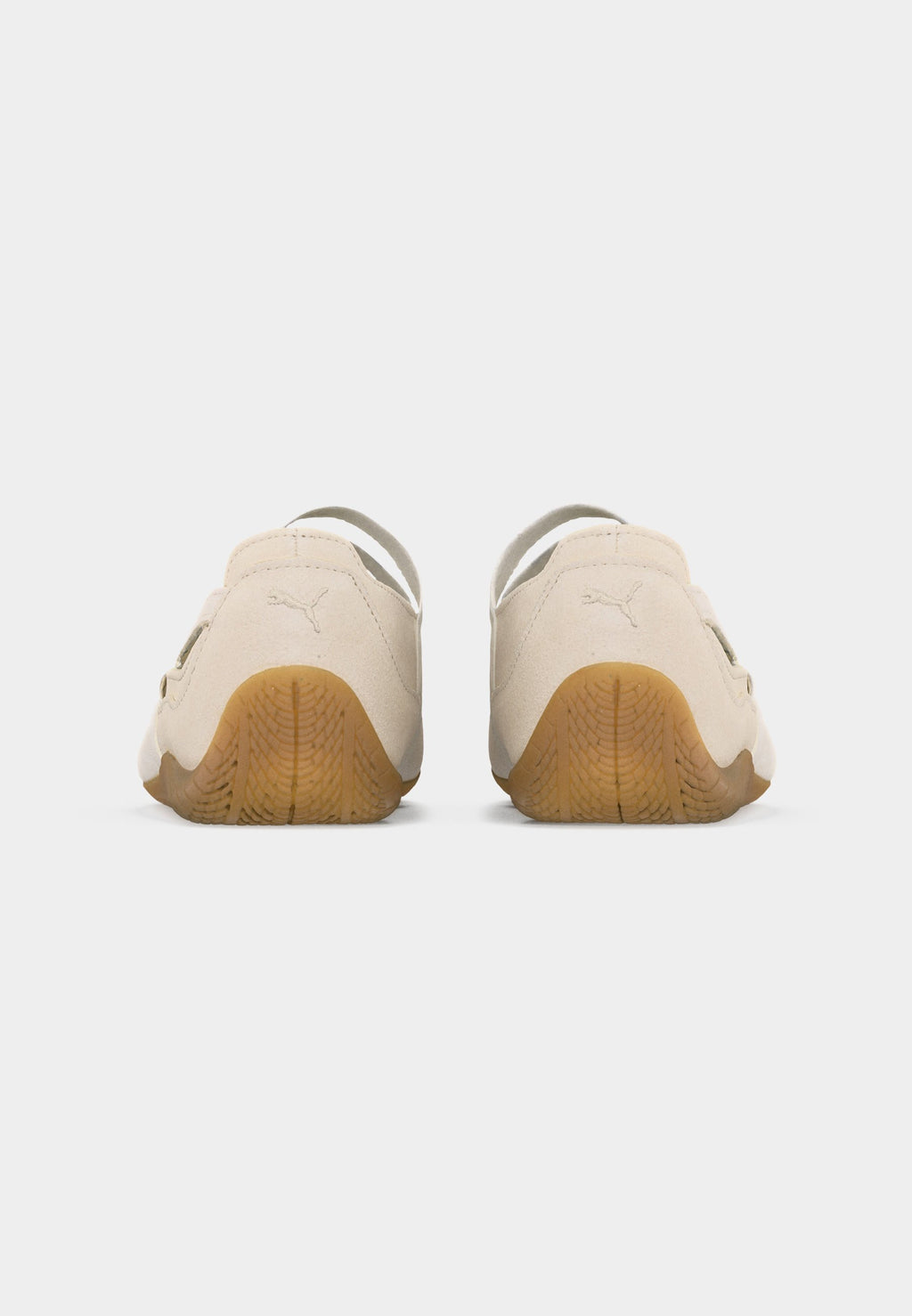 SPEEDCAT BALLET SAND - Ankle strap ballet pumps - alpine snow/warm white