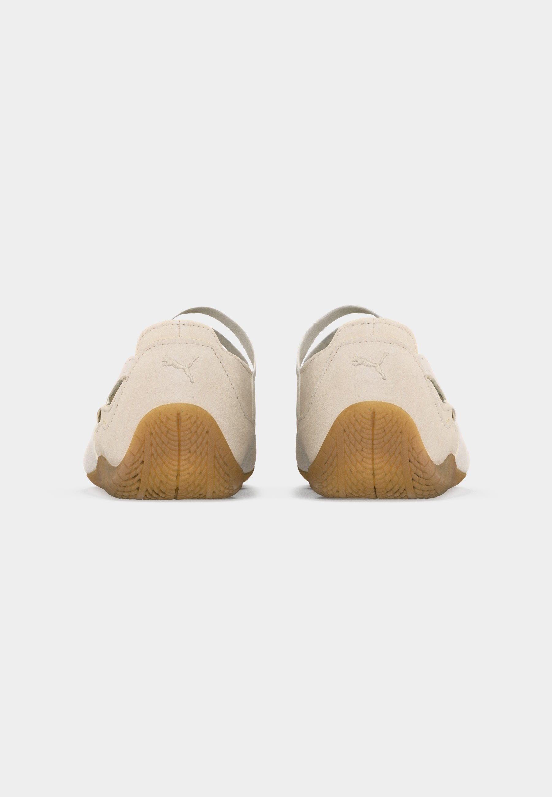 SPEEDCAT BALLET SAND - Ankle strap ballet pumps - alpine snow/warm white