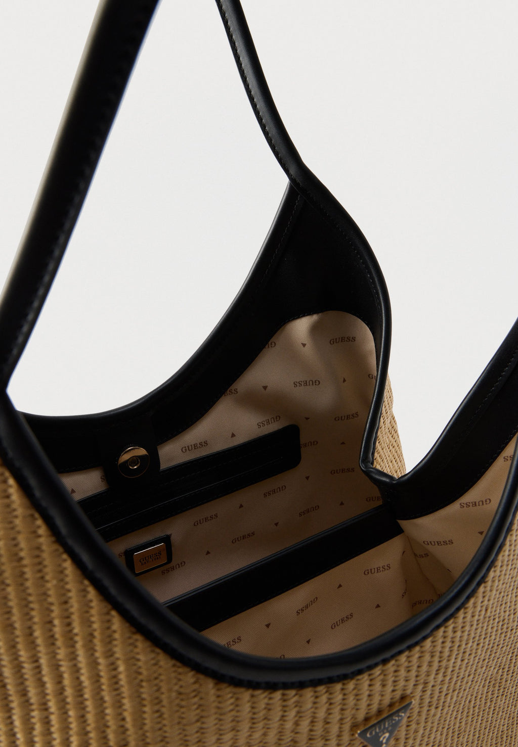 KIRSTEN HOBO - Handbag - natural/black