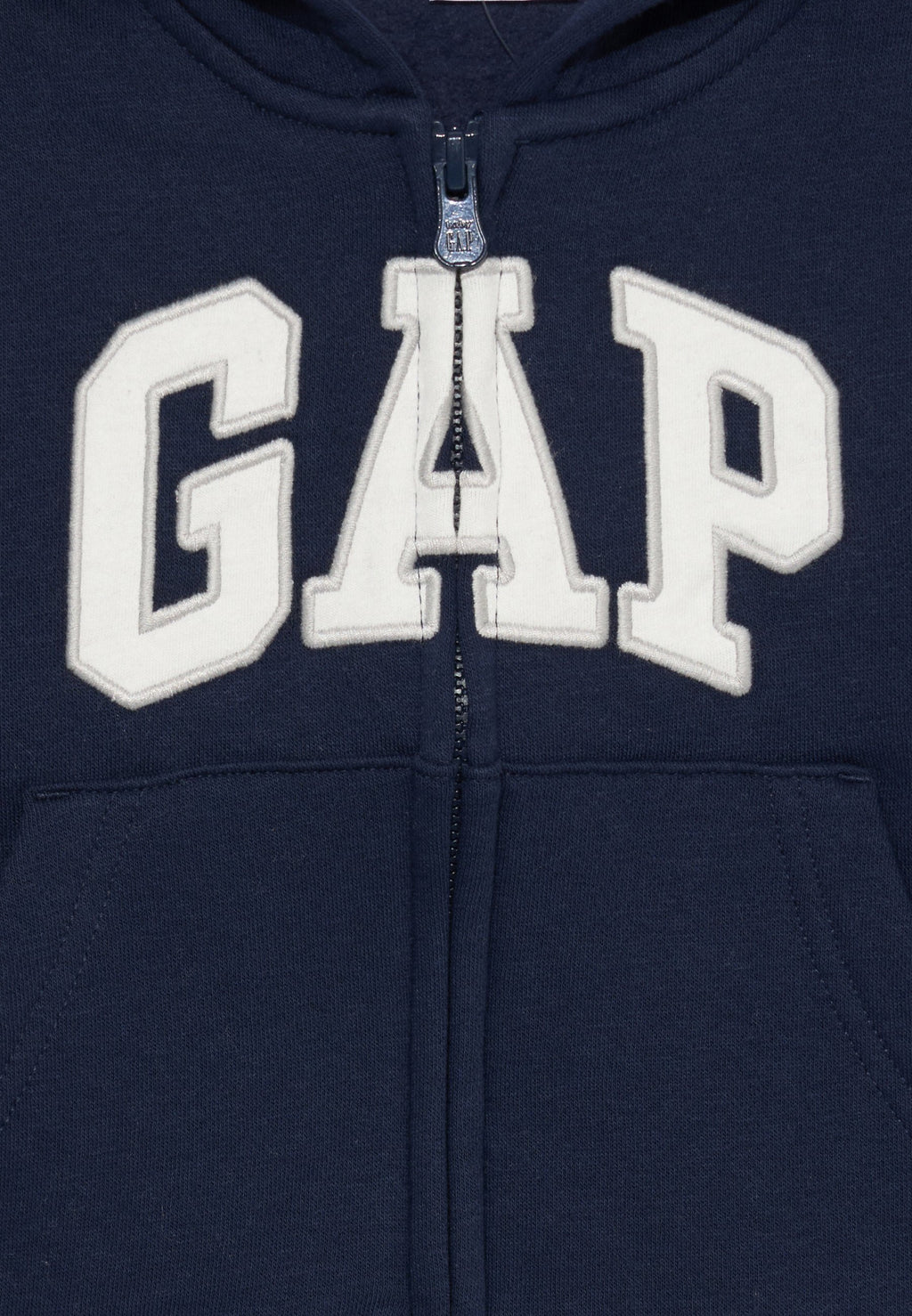 SWEAT À CAPUCHE ZIPPÉ À LOGO DÉCONTRACTÉ BABYGAP - Sweat zippé - marine tapisserie