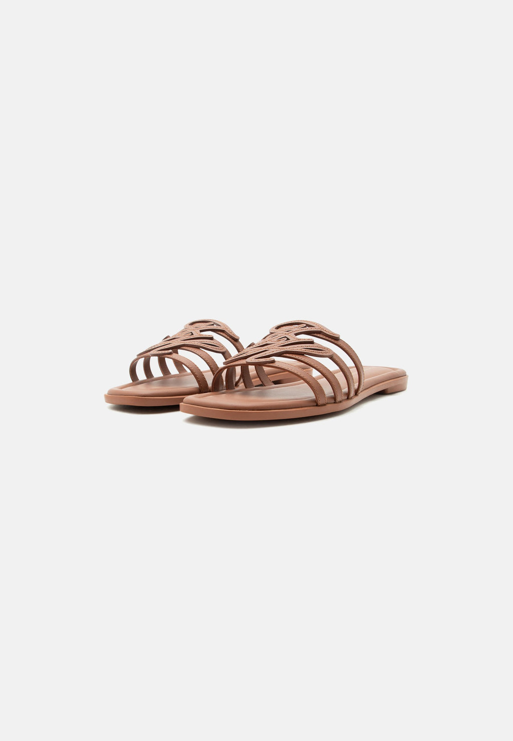 TH SCRIPT FLAT MULE LTH - Mules - warm bronze