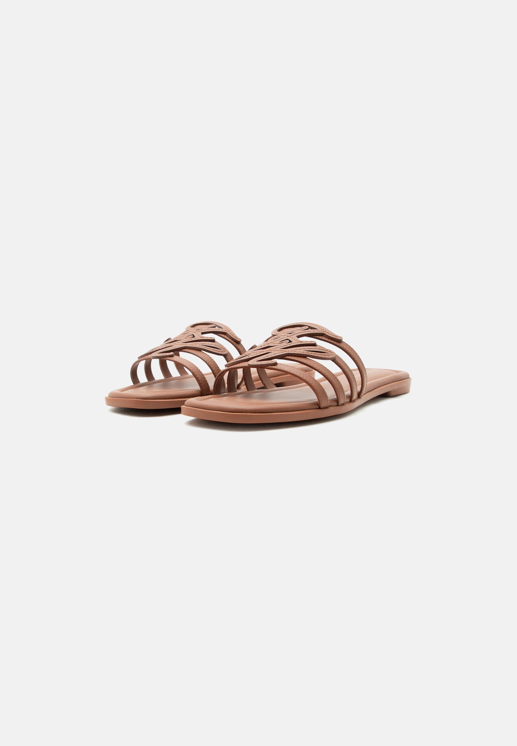 TH SCRIPT FLAT MULE LTH - Mules - warm bronze