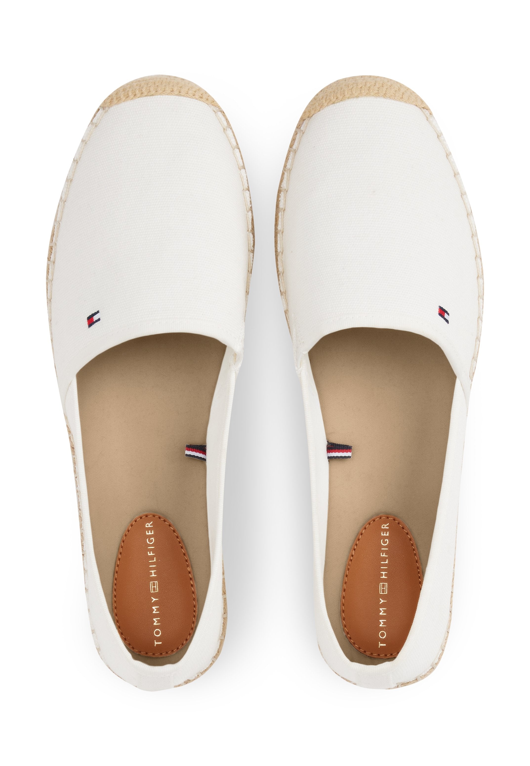 FLAG EMBROIDERY CANVAS ESPADRILLES - Espadrilles - ecru