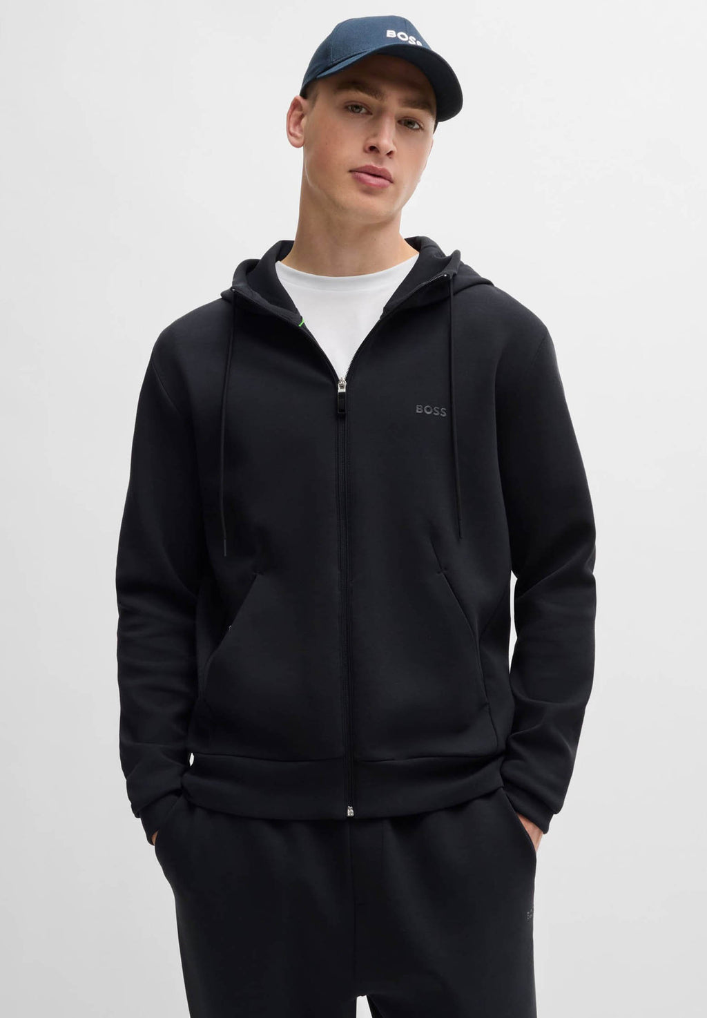 SAGGY - Zip-up sweatshirt - dark blue