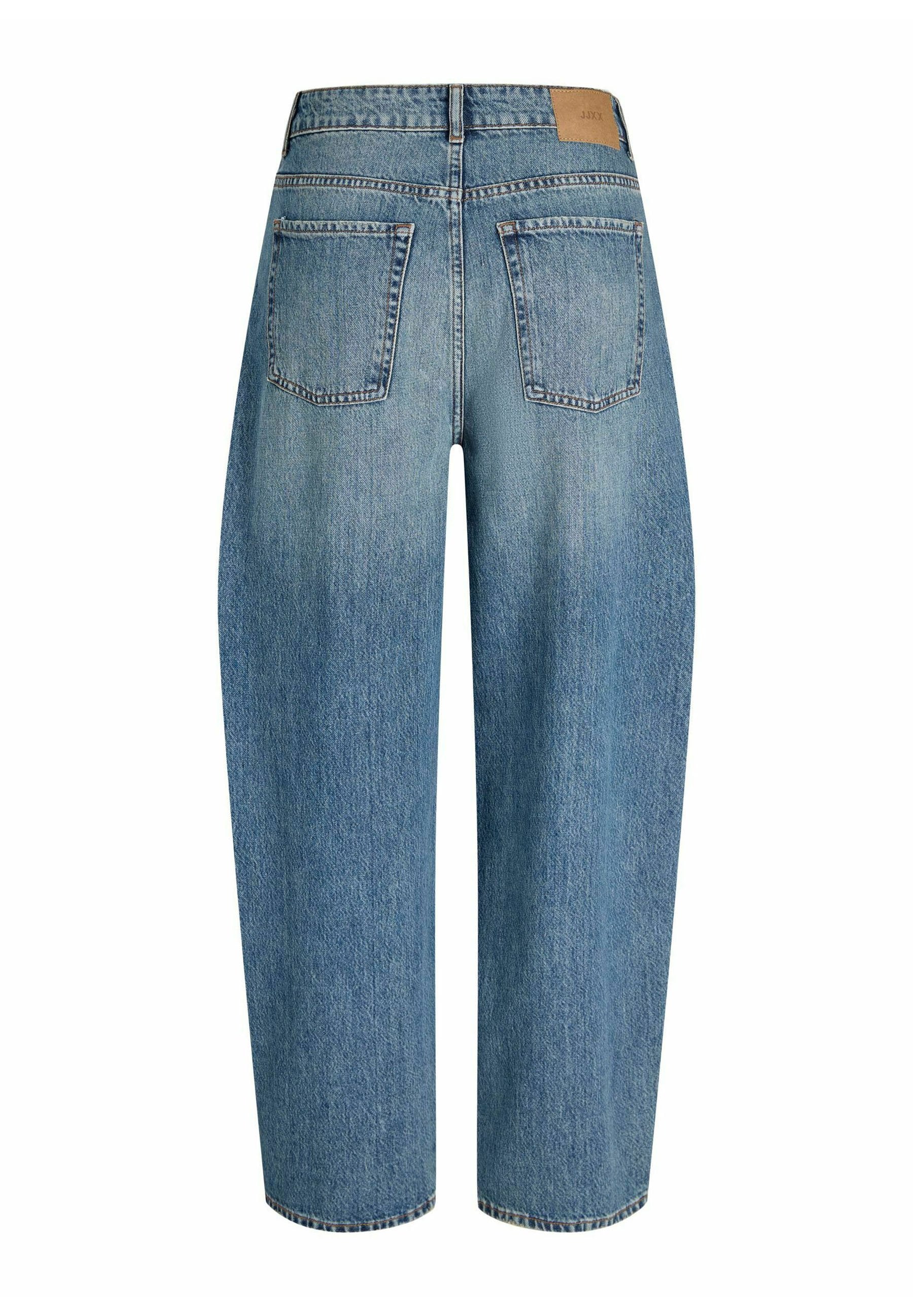 gy fit JXSAKAI BAGGY BARREL MW R481 DNM LN - Bol Kesim Kot - mavi denim