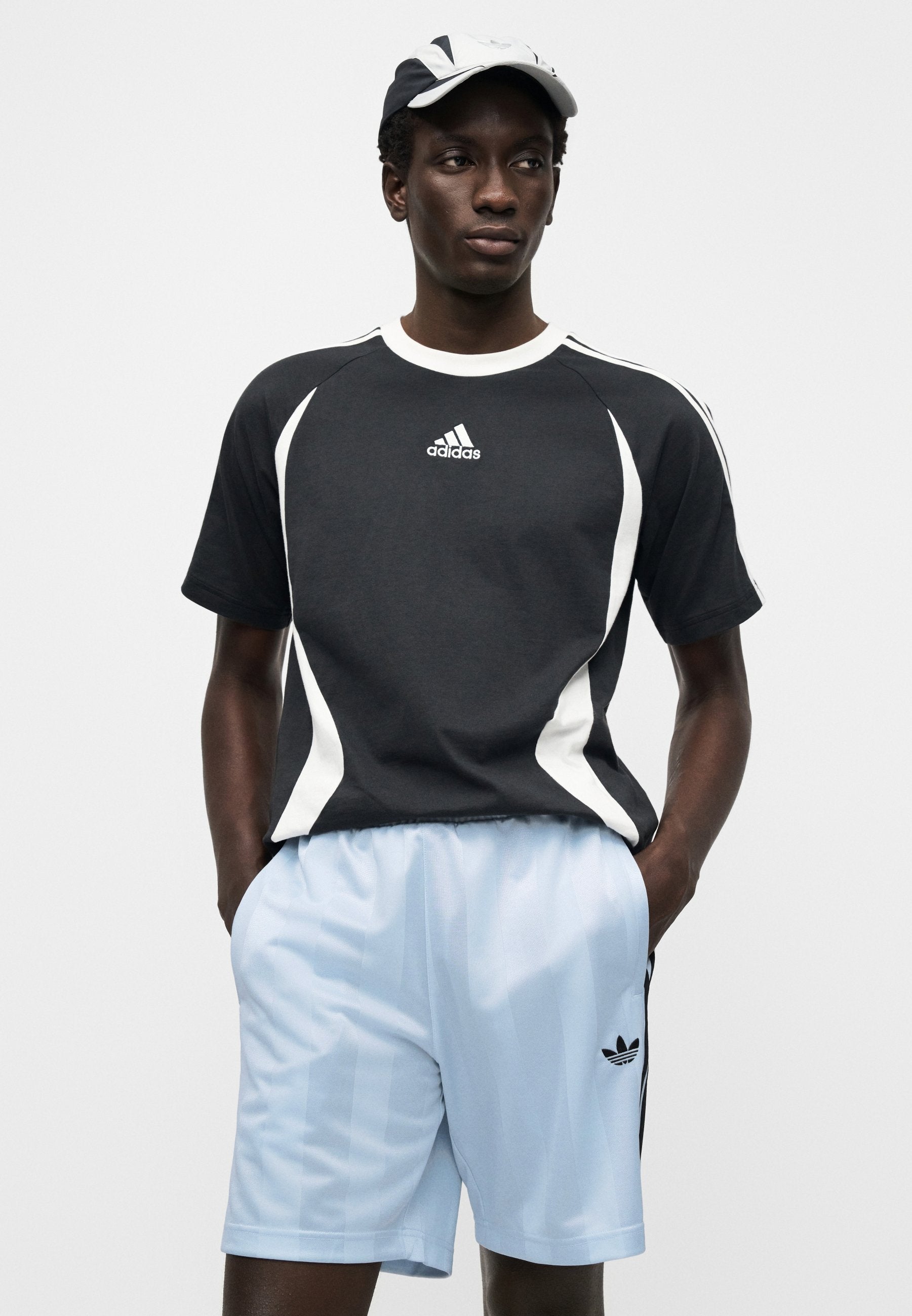 OVERSIZED - Shorts - crystal sky