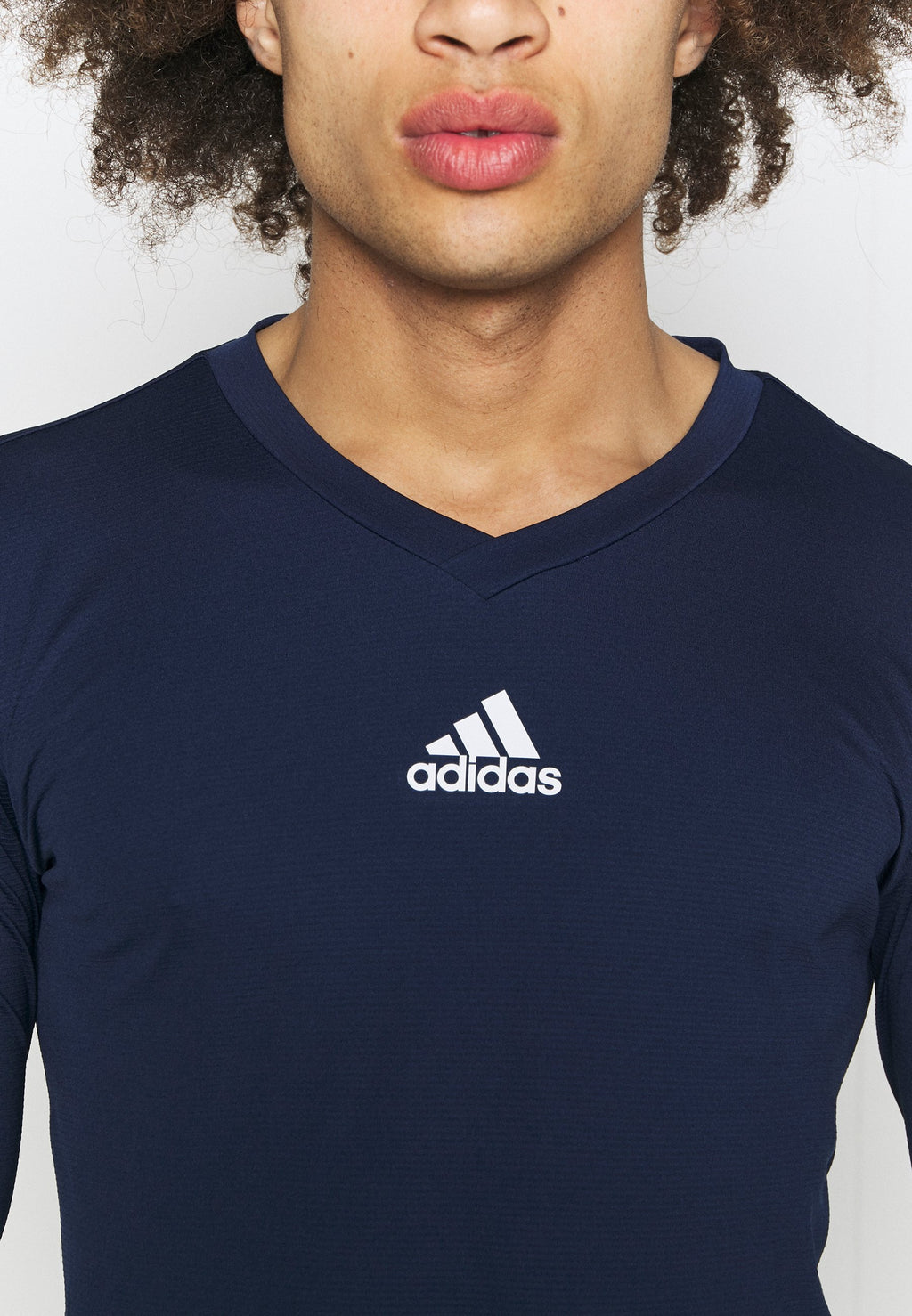 TEAM BASE TEE - Long sleeved top - dark blue