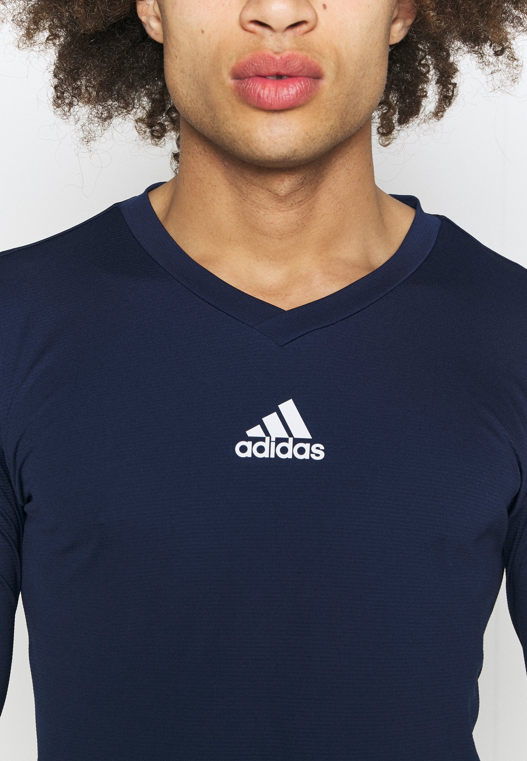TEAM BASE TEE - Long sleeved top - dark blue