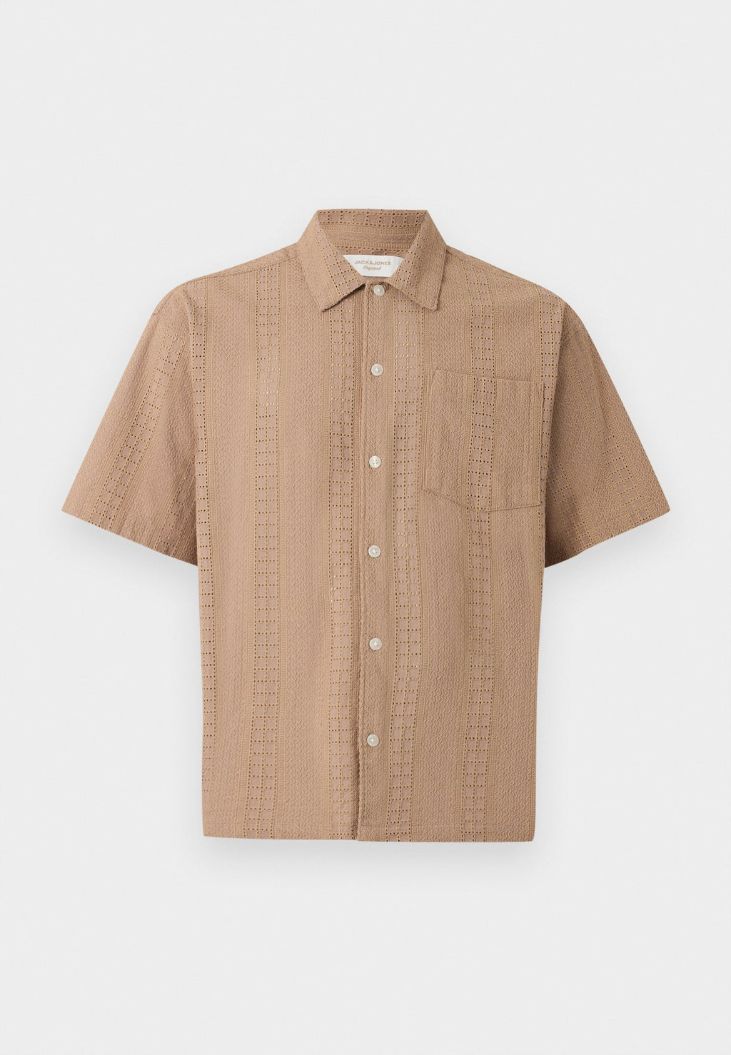 JORMENTON OPEN SHIRT - Shirt - vintage khaki