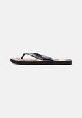 FONDO - T-bar sandals - black/gold-coloured