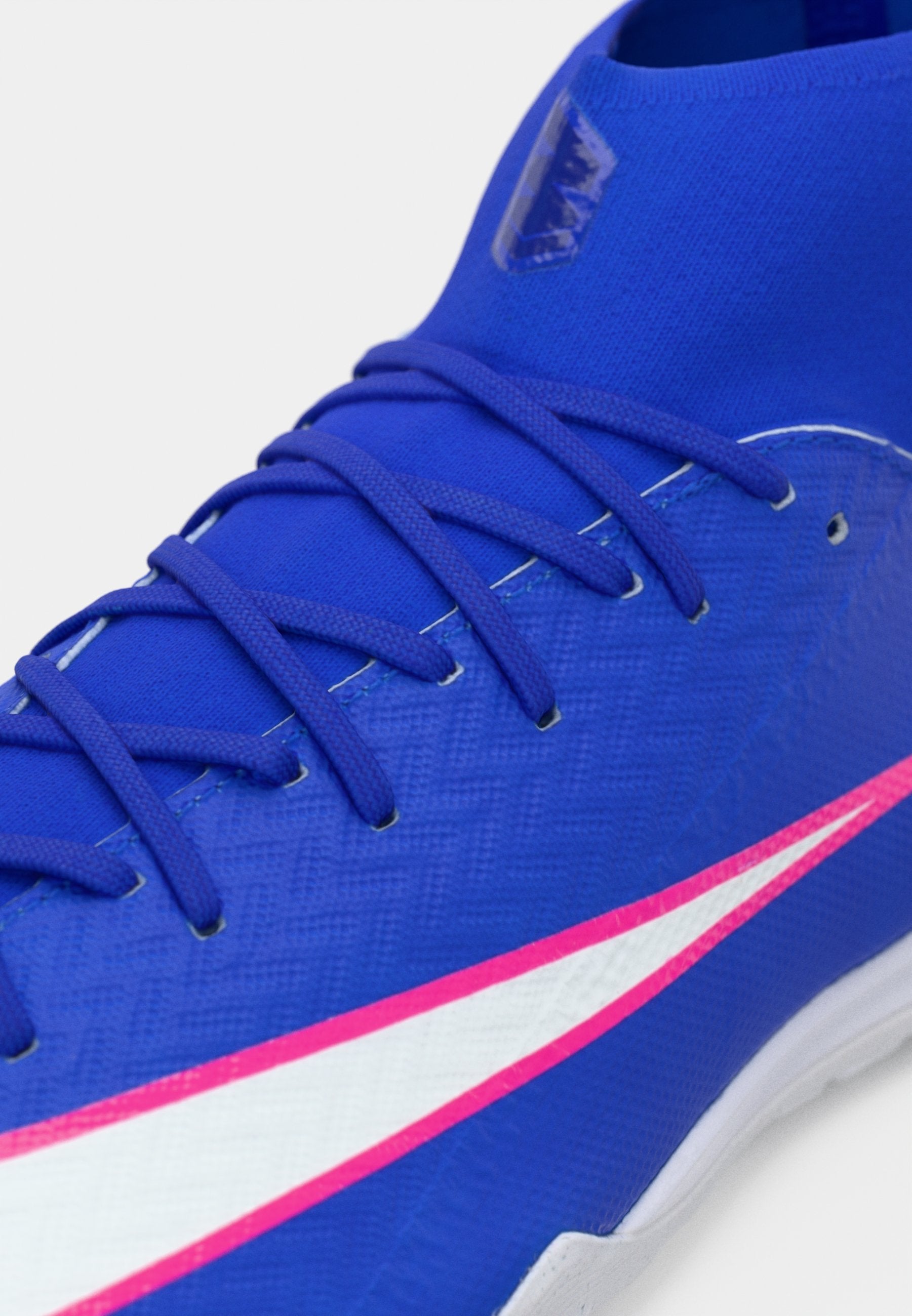ZM 10 ACADEMY TF - Firm-ground football boots - racer blue/white