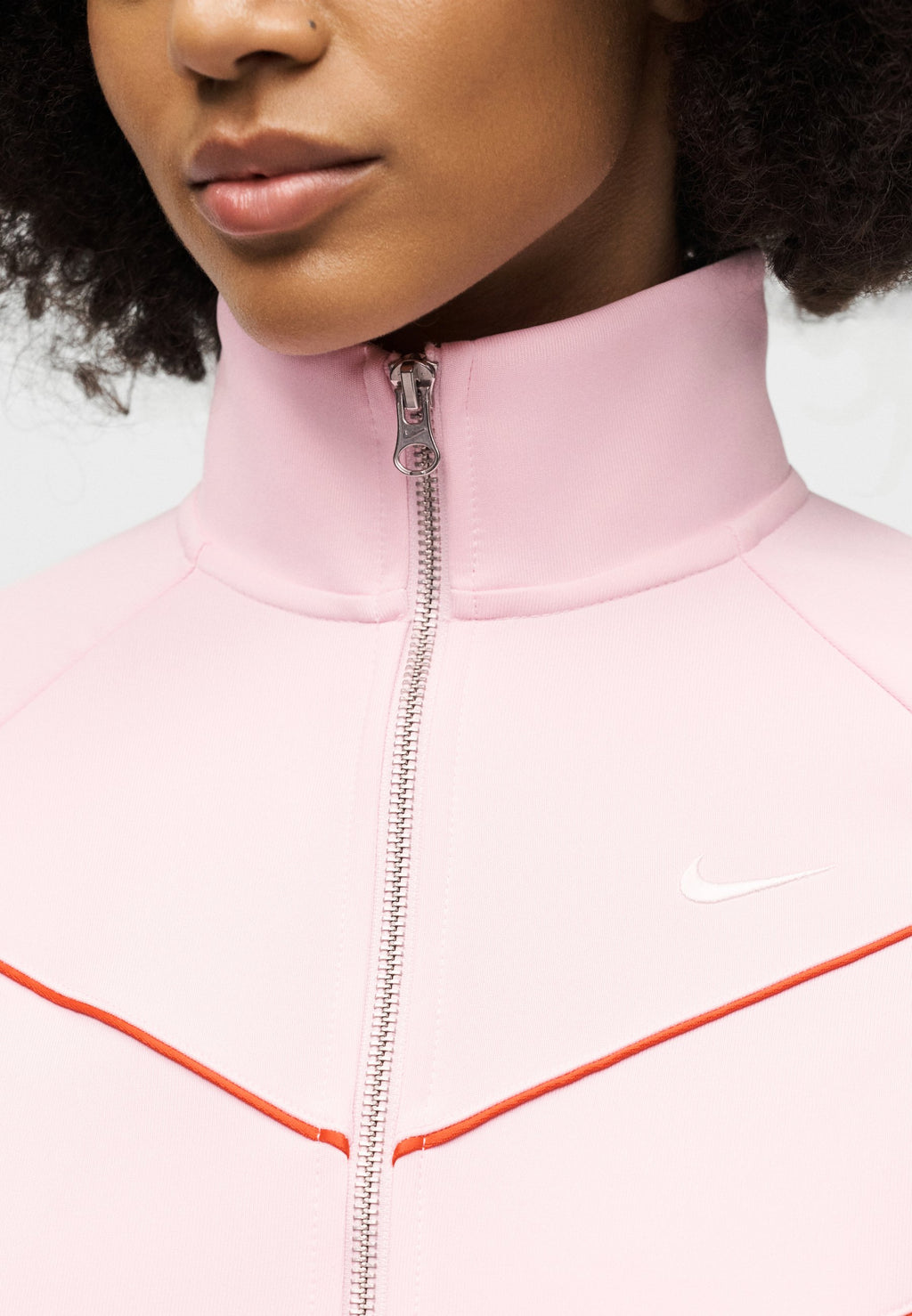 Veste d'entraînement - mousse rose/carmin/voile