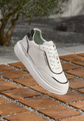 KAPRI U FRONT LACE - Trainers - white/silver-coloured