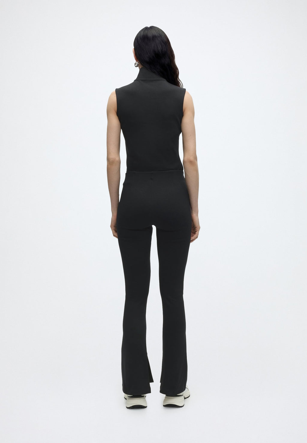NIFLACK - Trousers - black