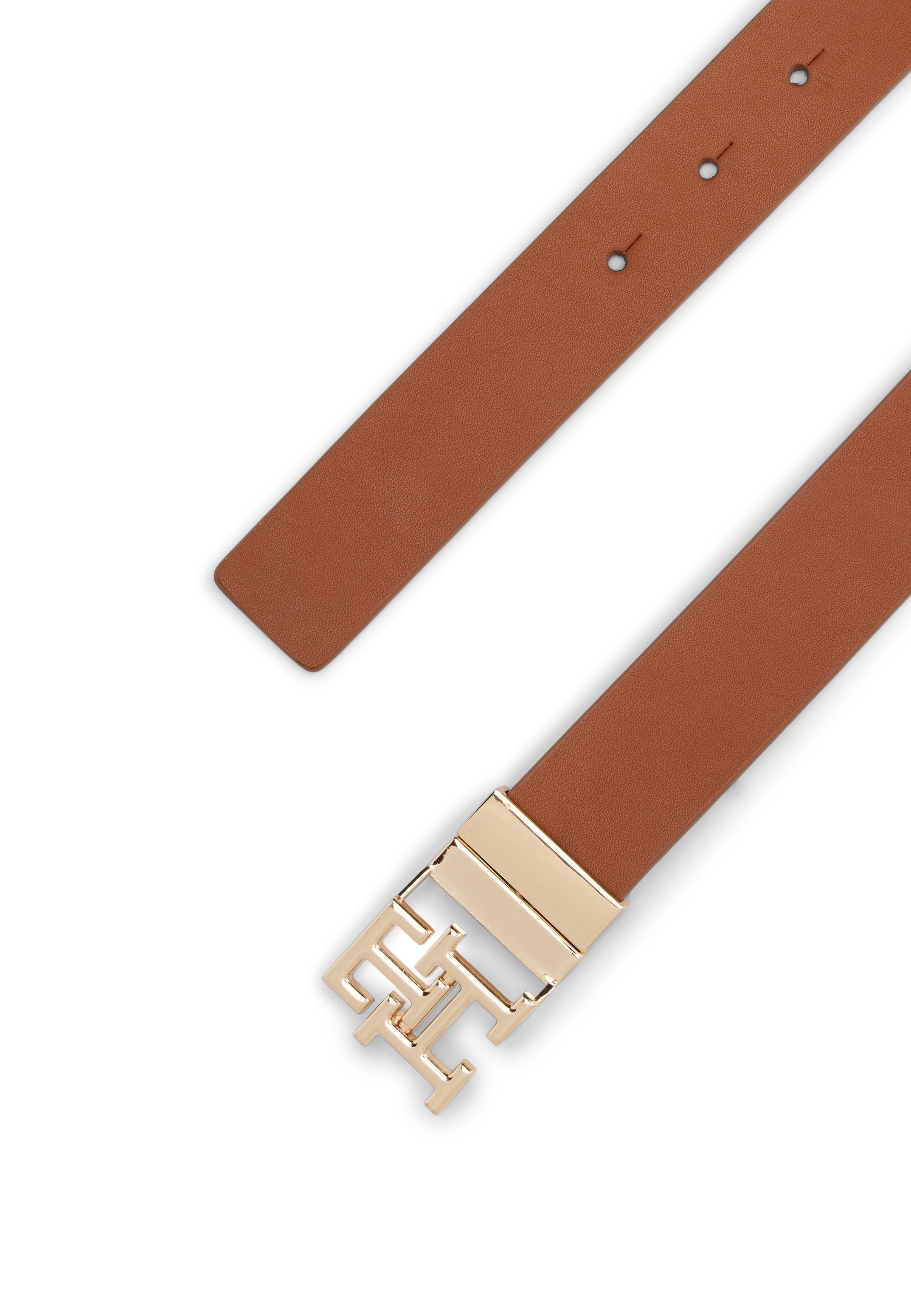 TH LOGO 3.0 REV MONO - Ceinture - cognac/space blue