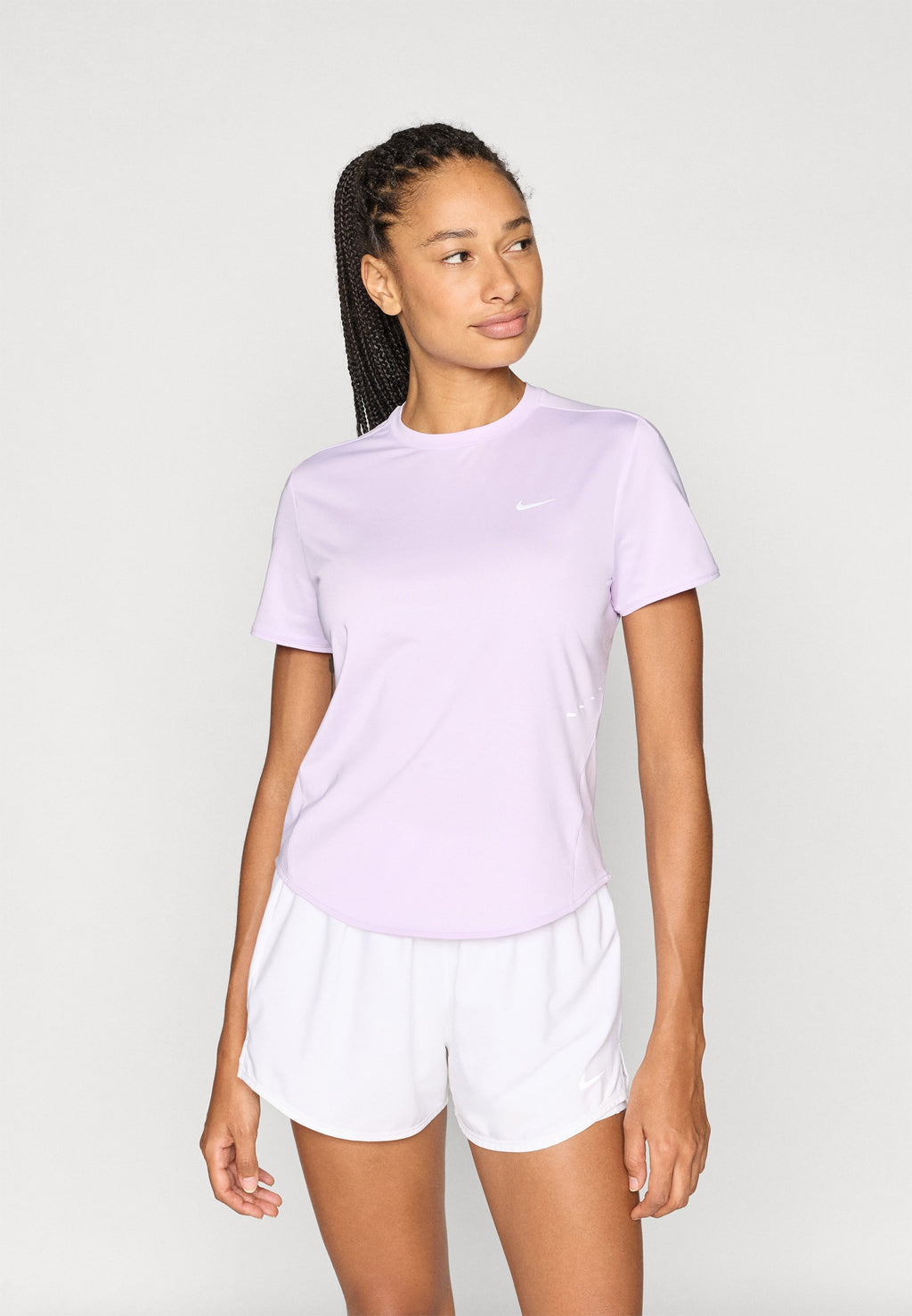SWIFT - Sports T-shirt - violet mist/reflective silver-coloured