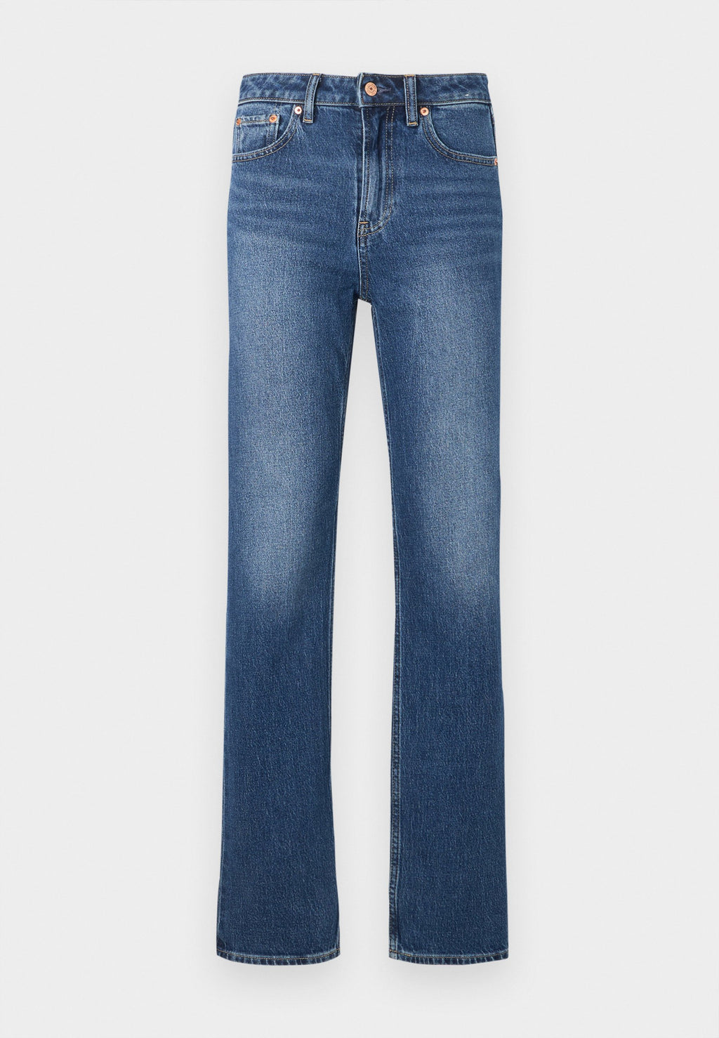 CURVY MED BALFOUR - Straight leg jeans - medium indigo