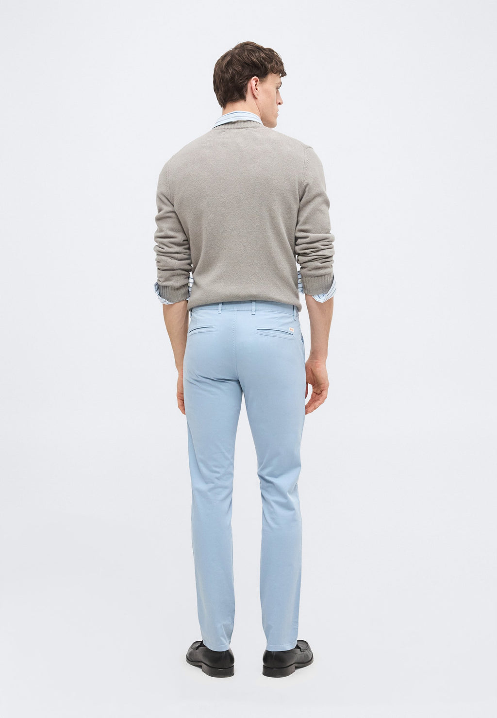 SLIM - Chinos - light pastel blue