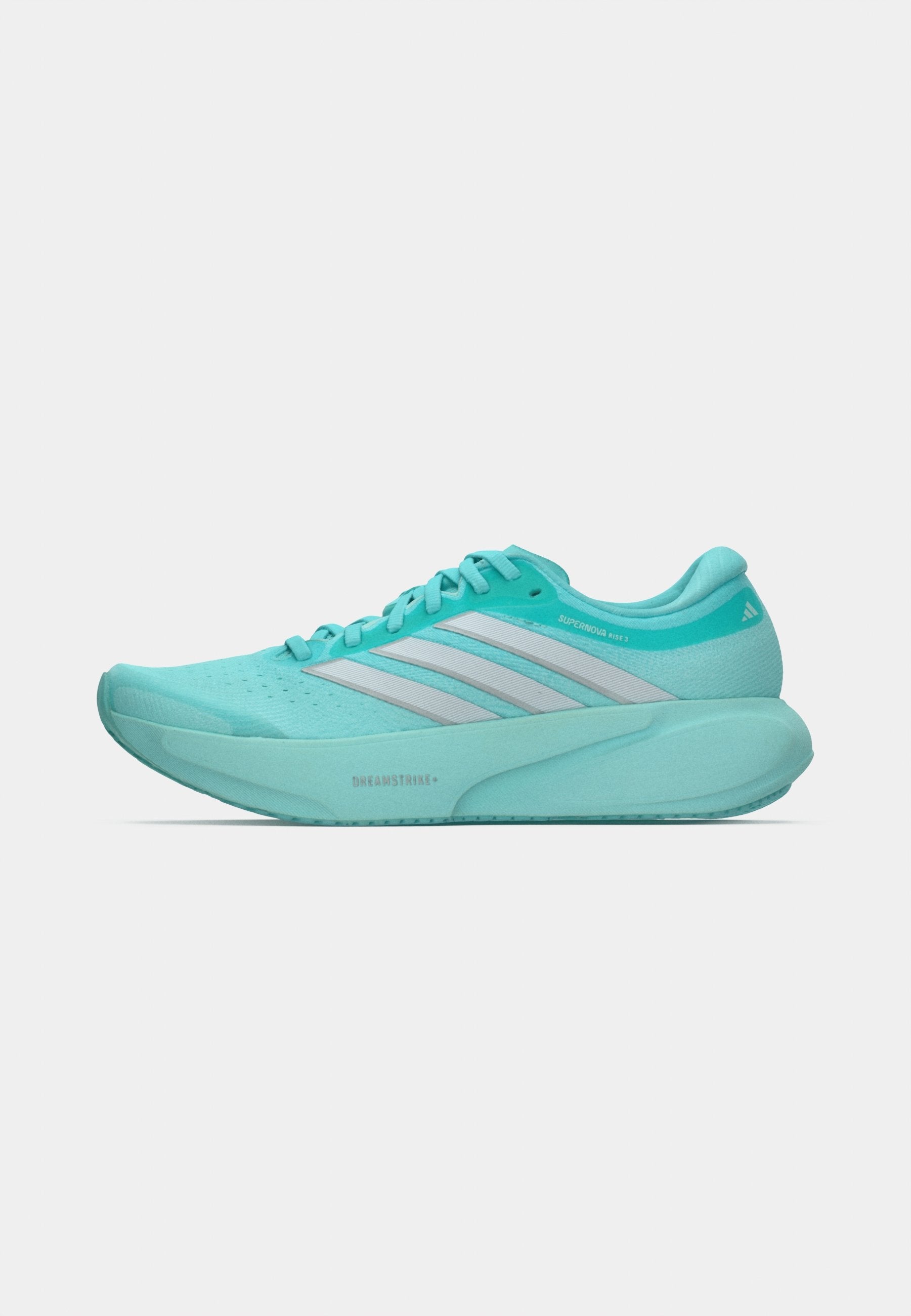 SUPERNOVA RISE 3 W - Chaussures de running sur route - flash aqua/footwear white/silver-coloured metallic