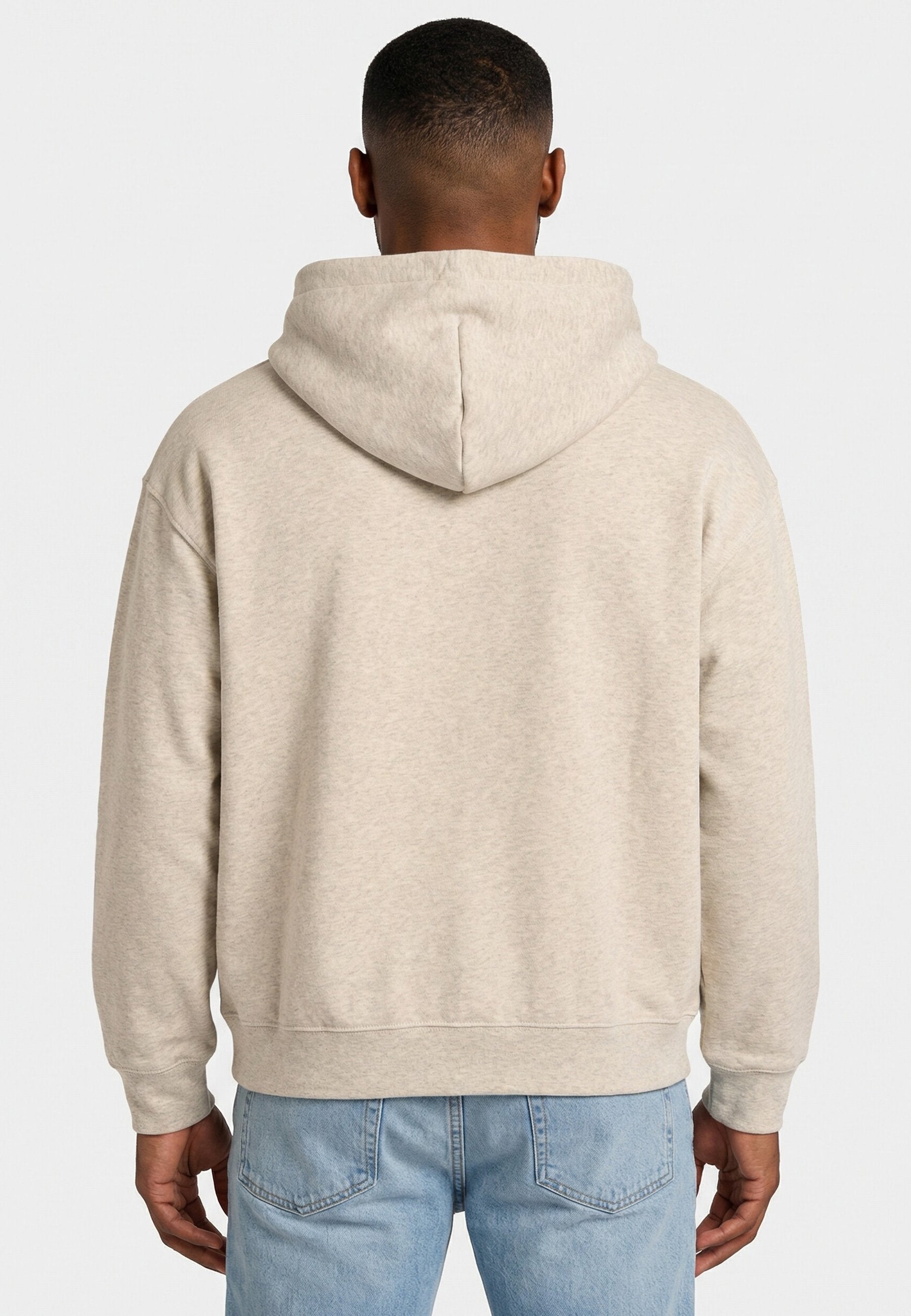LX FULL ZIP HOODIE - Zip-up sweatshirt - ash heather