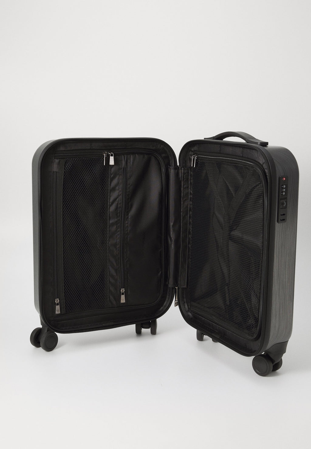 Wheeled suitcase - gunmetal