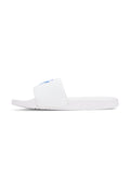 LOGO EMBROIDERY CANVAS POOL SLIDES - Pool slides - ecru