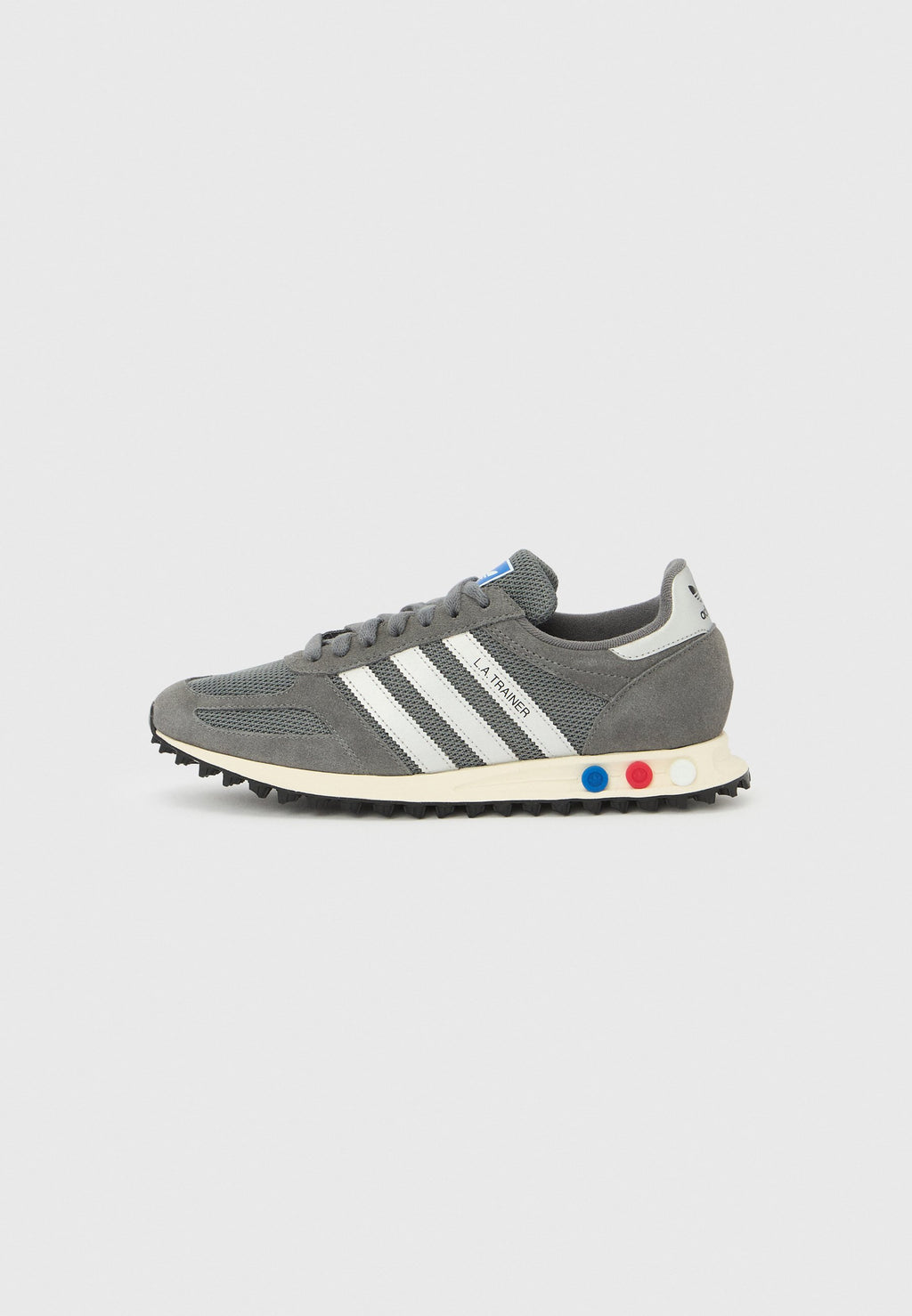 LA TRAINER OG UNISEX - Baskets basses - grey four/silver-coloured/off white