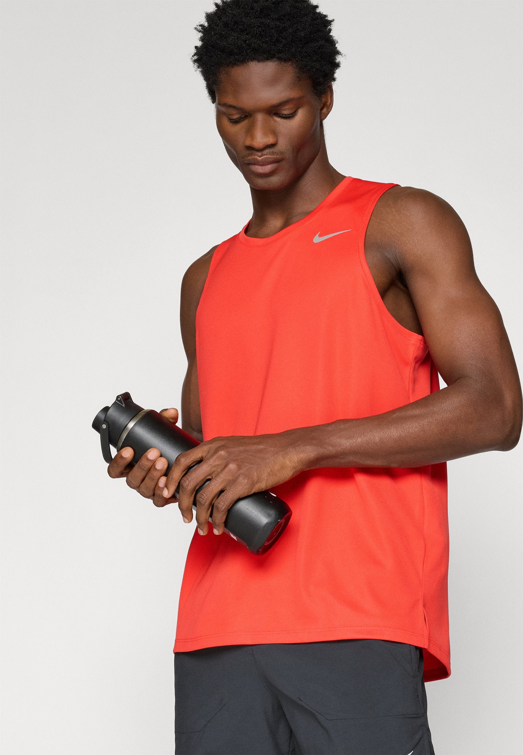 MILER TANK - Top - crimson/reflective silver-coloured