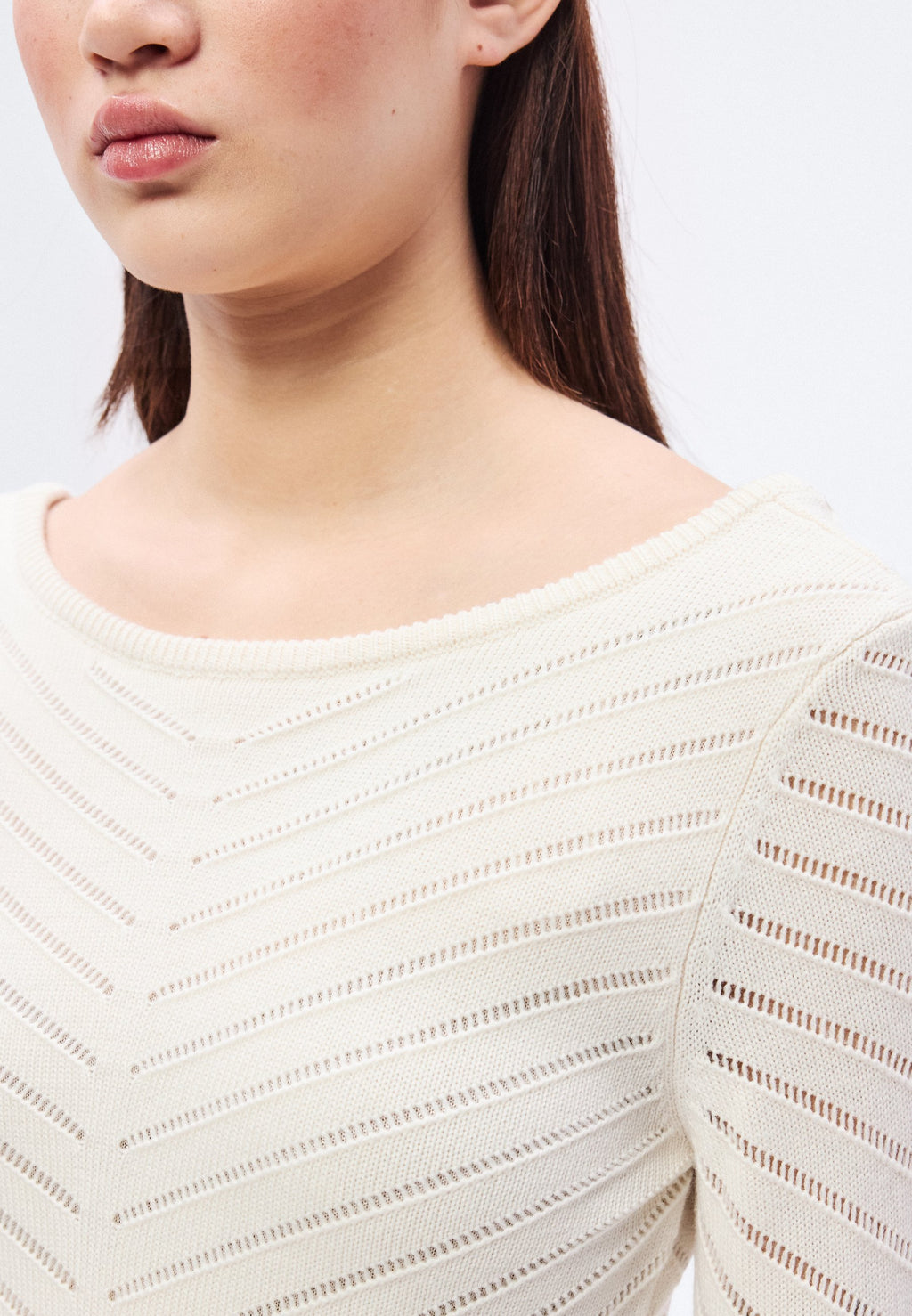 FALONINA - Jumper - open white