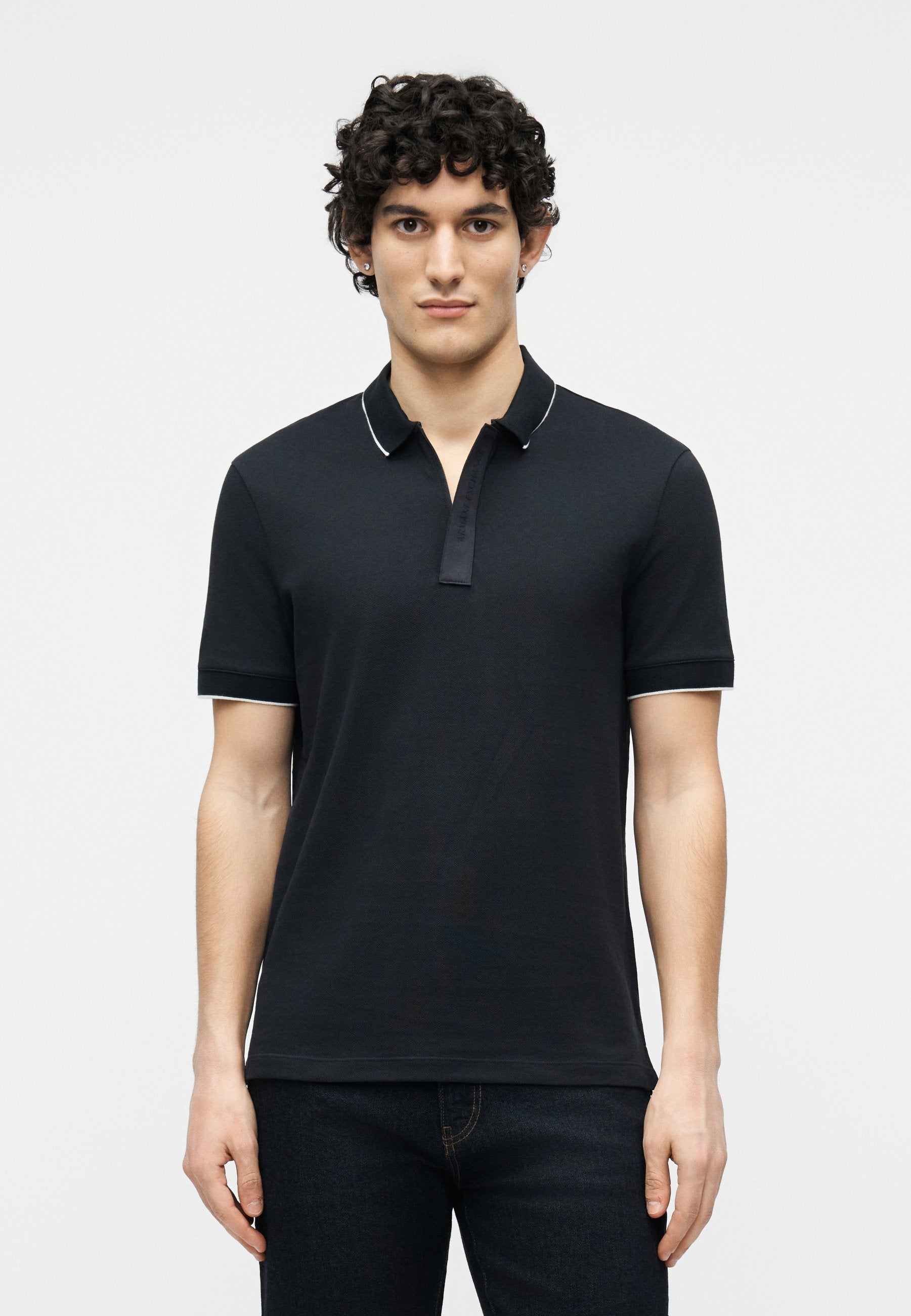 SLIM - Polo shirt - deep navy