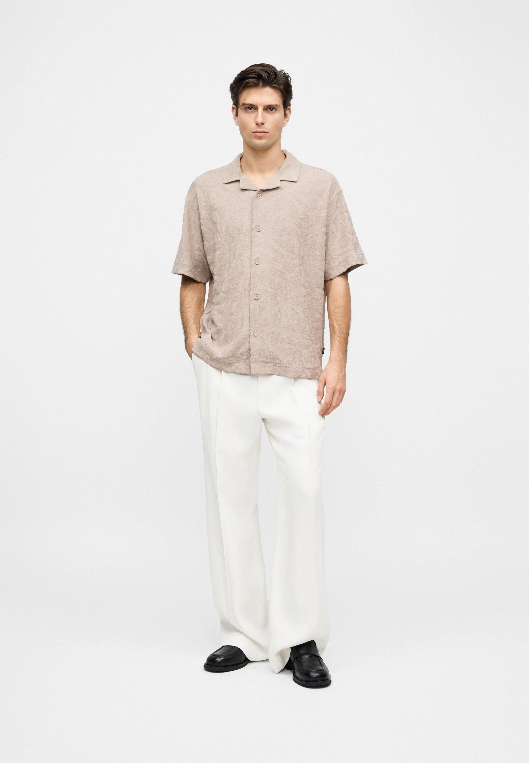 FLOWER - Shirt - open grey