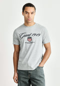 GRAPHIC  - Print T-shirt - grey melange