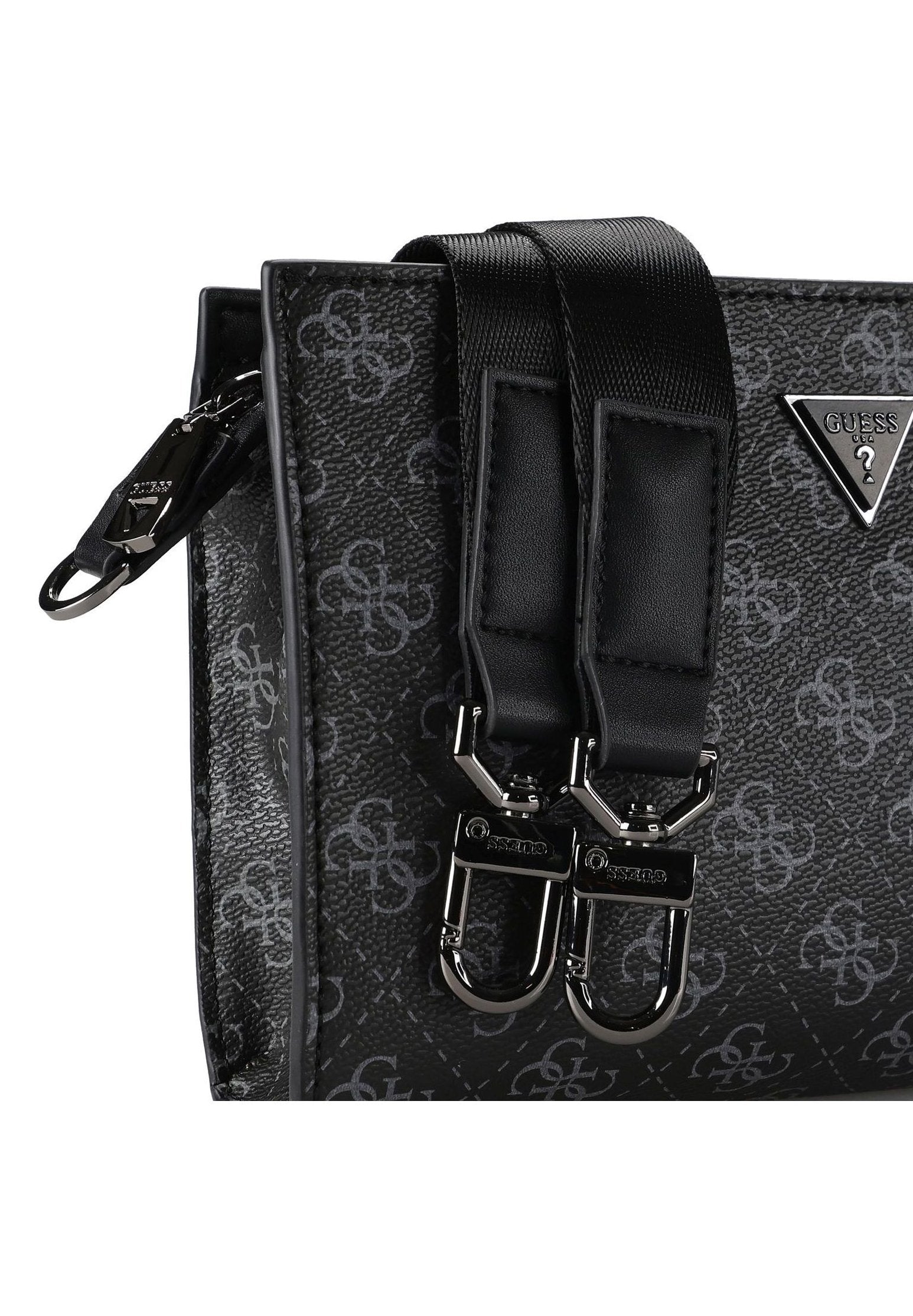 MILANO CROSSBODY TOP ZIP - Cross body bag - dark black