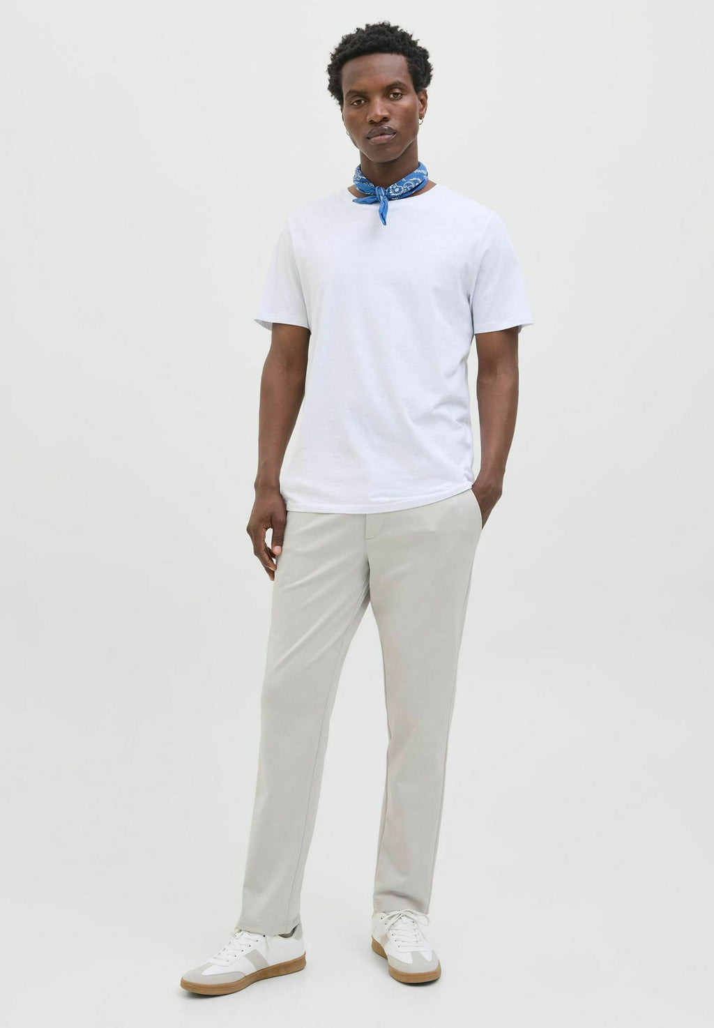 Chino Coupe Slim - Pantalon - blanc cassé
