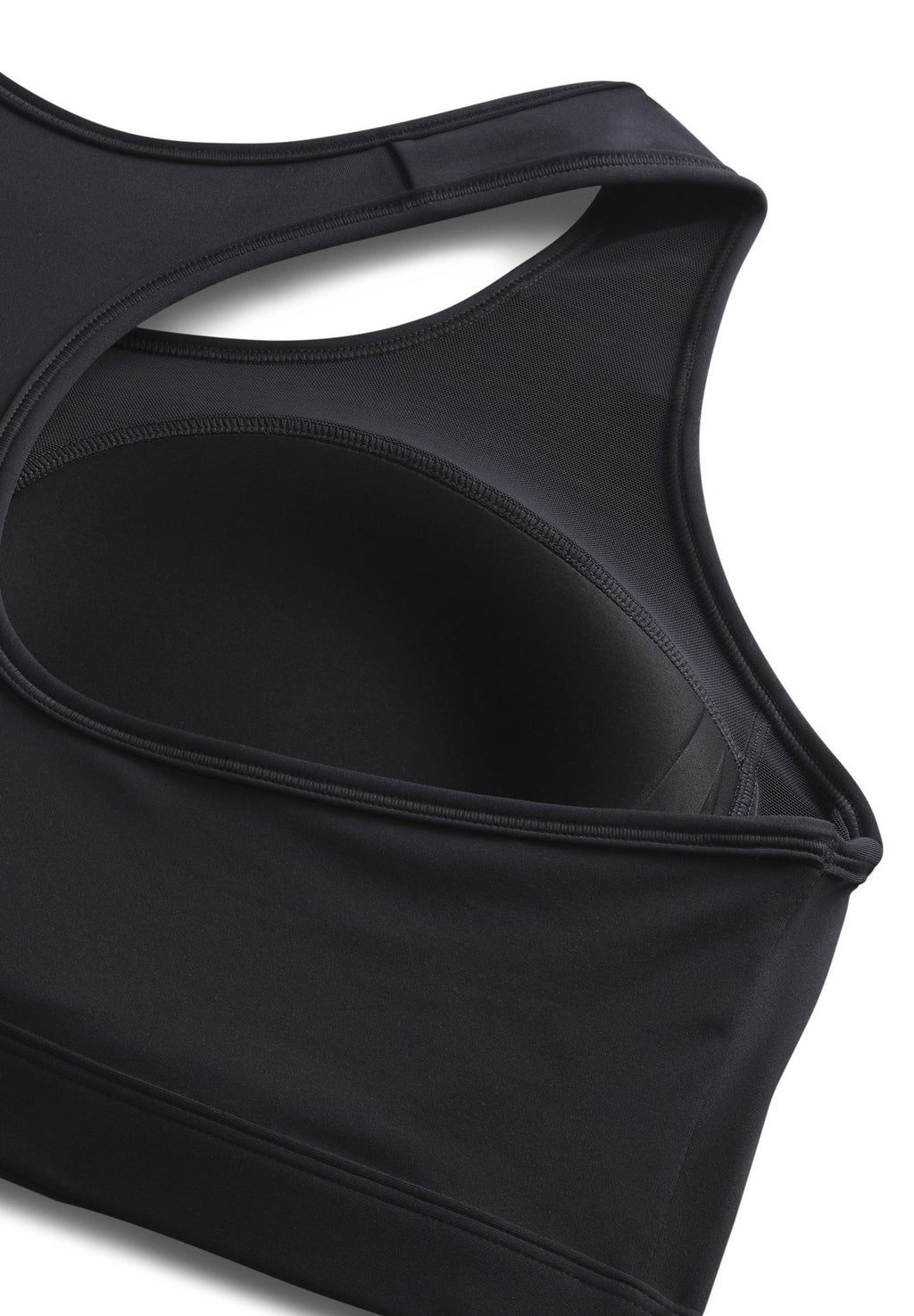 SPORTS BRA - Medium support sports bra - black white
