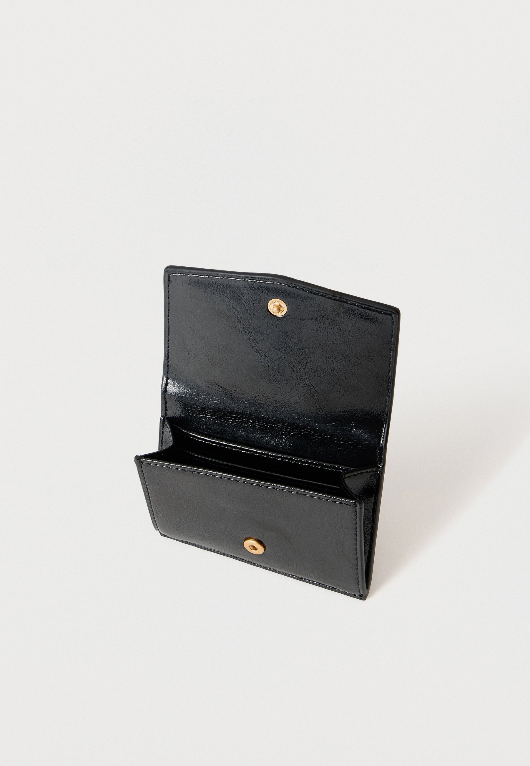 AUTOGRAPH QUILT FLAP - Wallet - black/gold-coloured