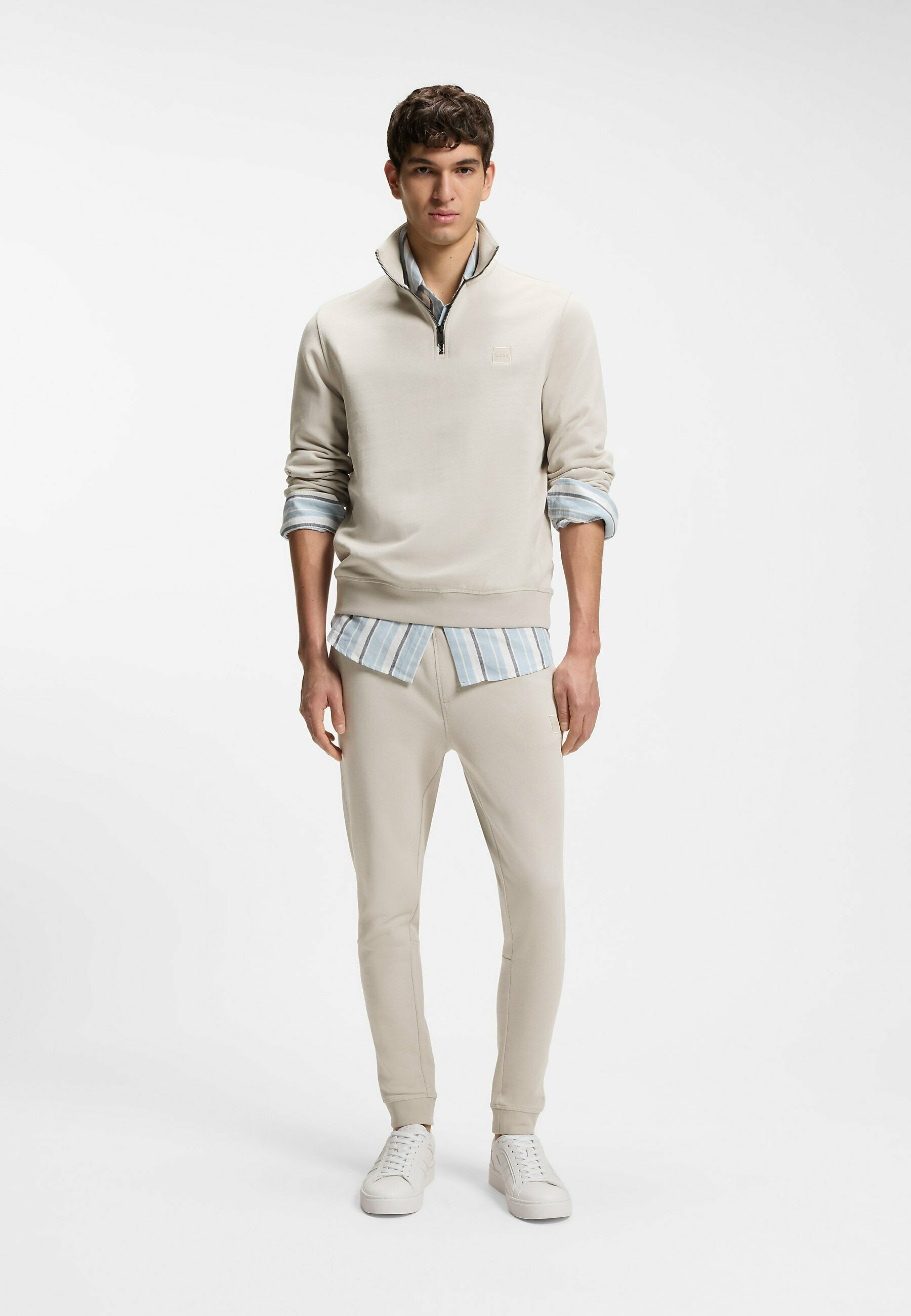 SESTART - Tracksuit bottoms - open grey ten