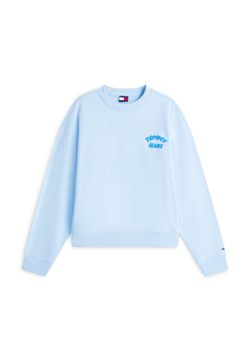 BUBBLE LOGO BOXY CREW NECK JUMPER - Sweatshirt - light powdery blue