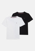 2P CN TEE SS - Undershirt - black/white