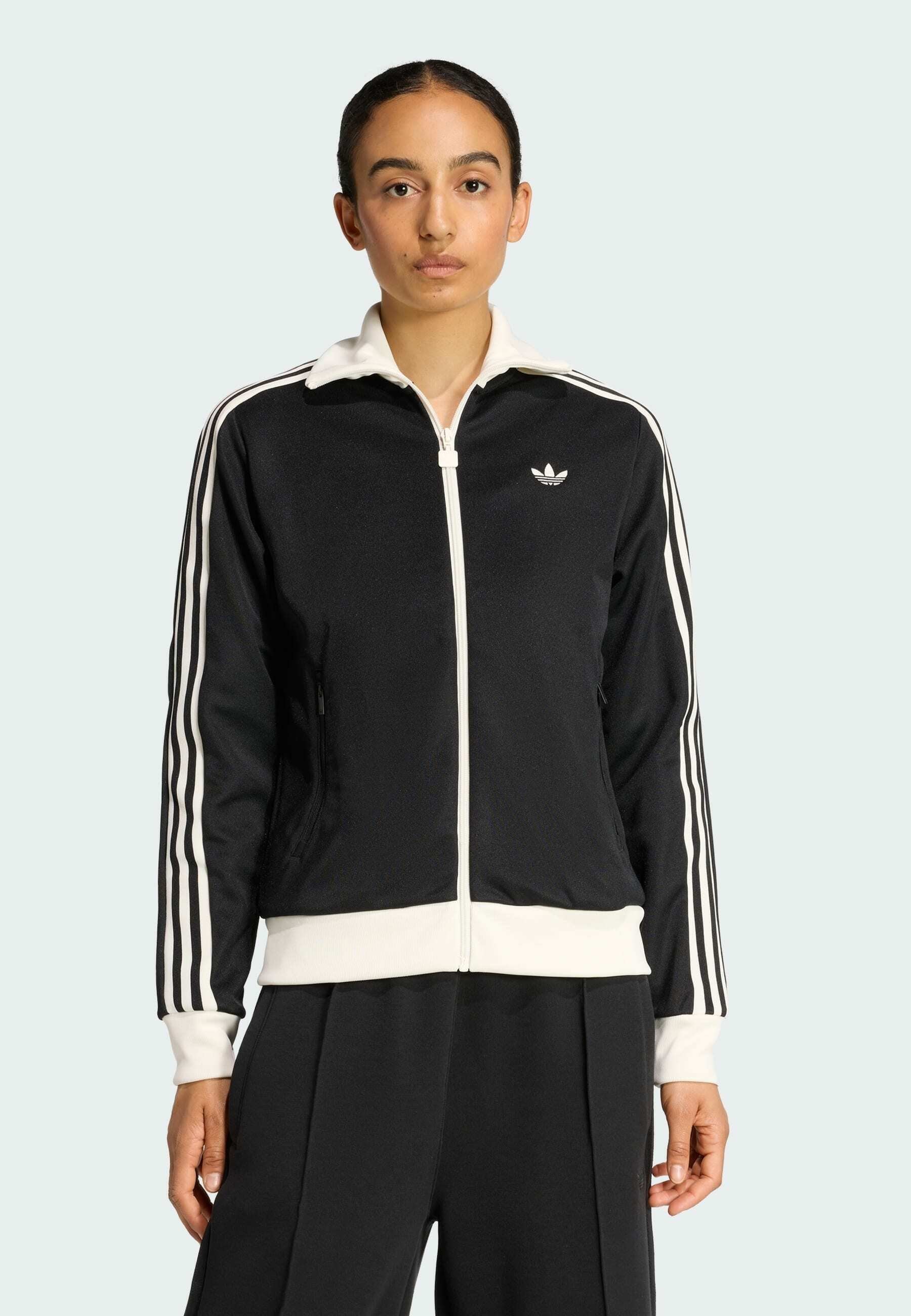 CLASSIC TT - Zip-up sweatshirt - black   white