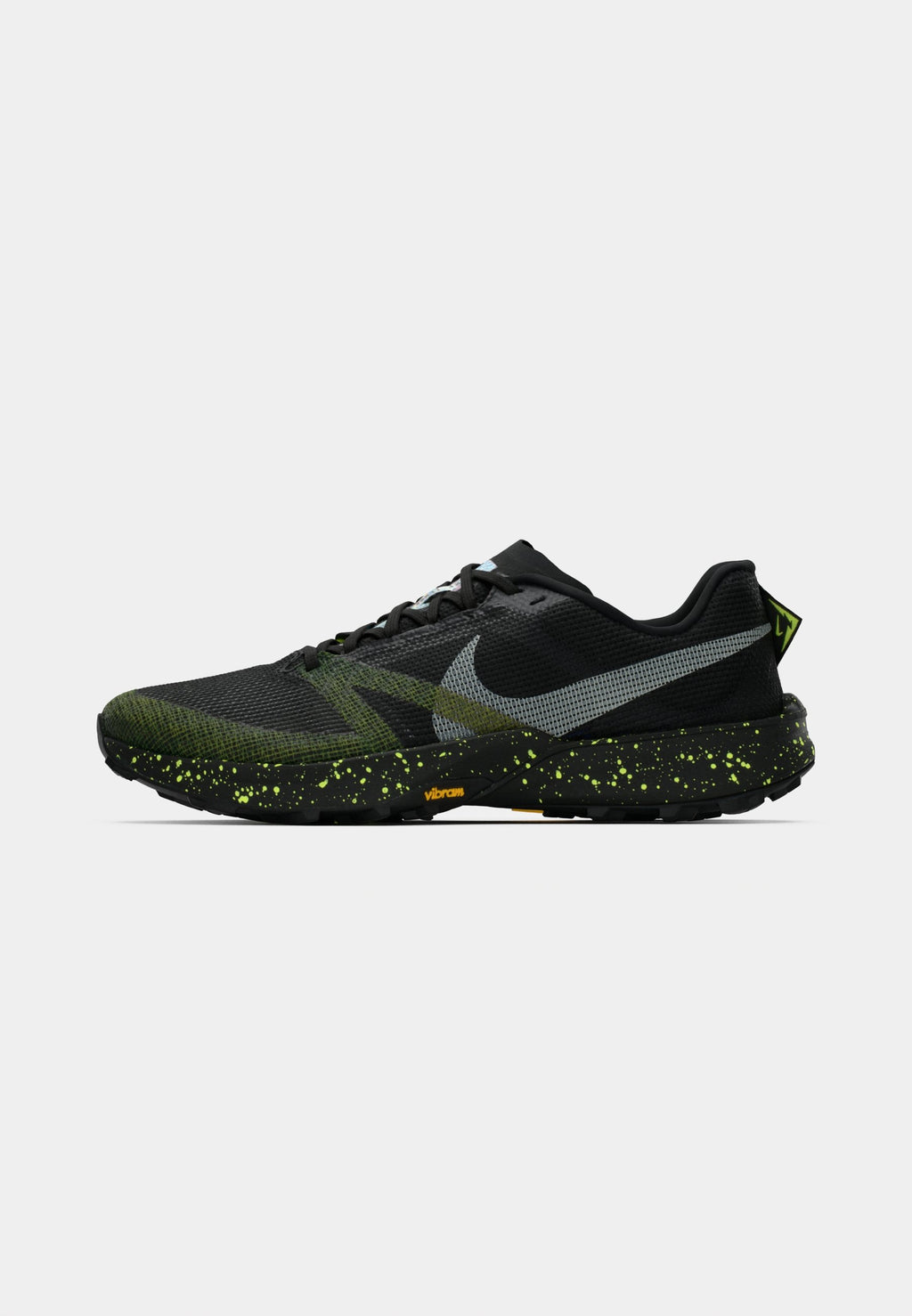 TERRA KIGER 10 - Chaussures de trail running - noir/phantom/volt ice/tattoo/violet platine