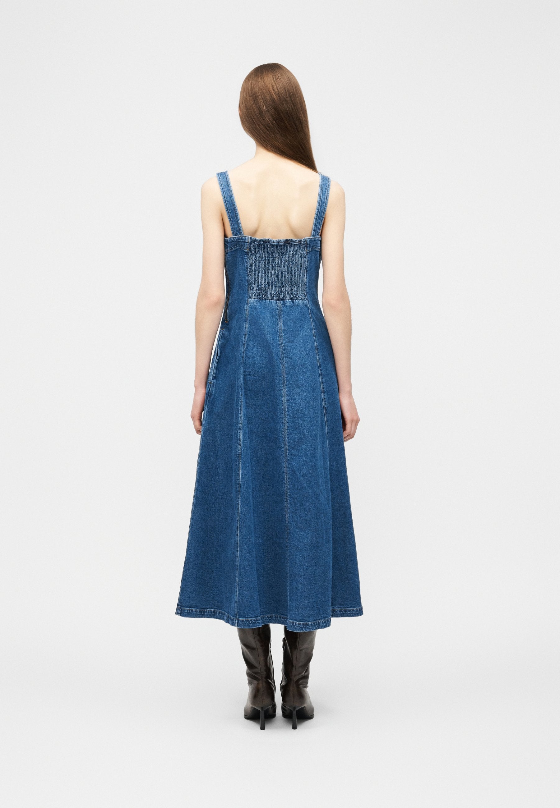 SCOOP - Denim dress - blue