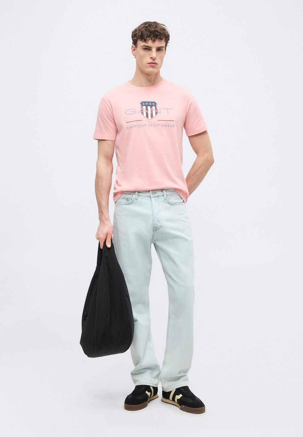 REG ARCHIVE SHIELD SS T-SHIRT - Print T-shirt - bubbelgum pink
