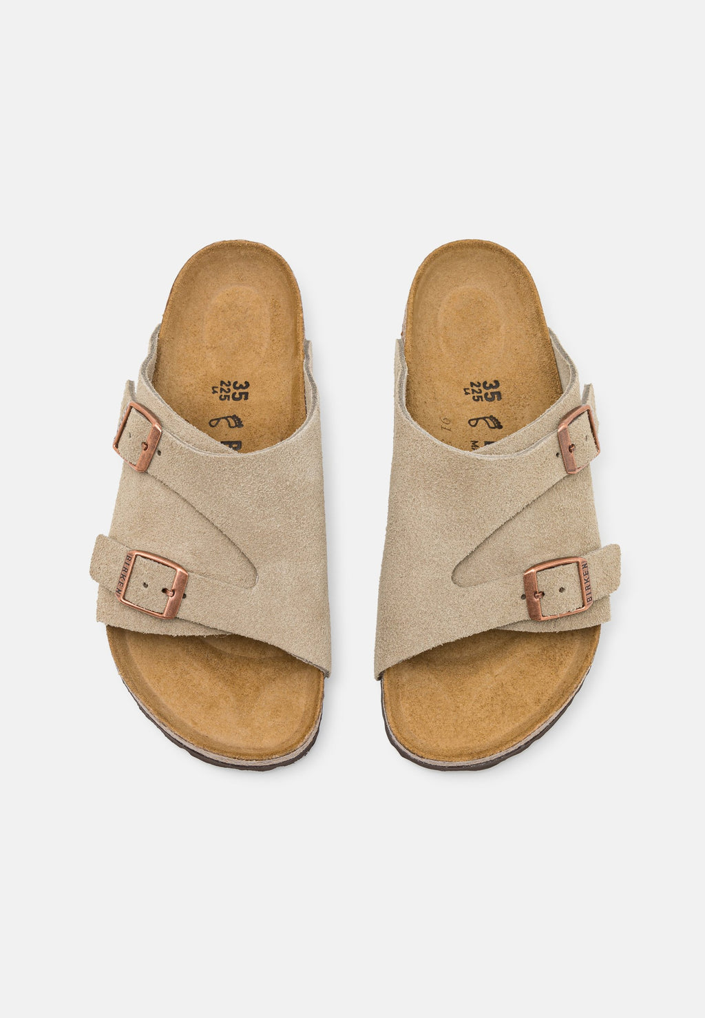 Z�RICH LEVE TAUPEN - REGULAR - Sandals - taupe