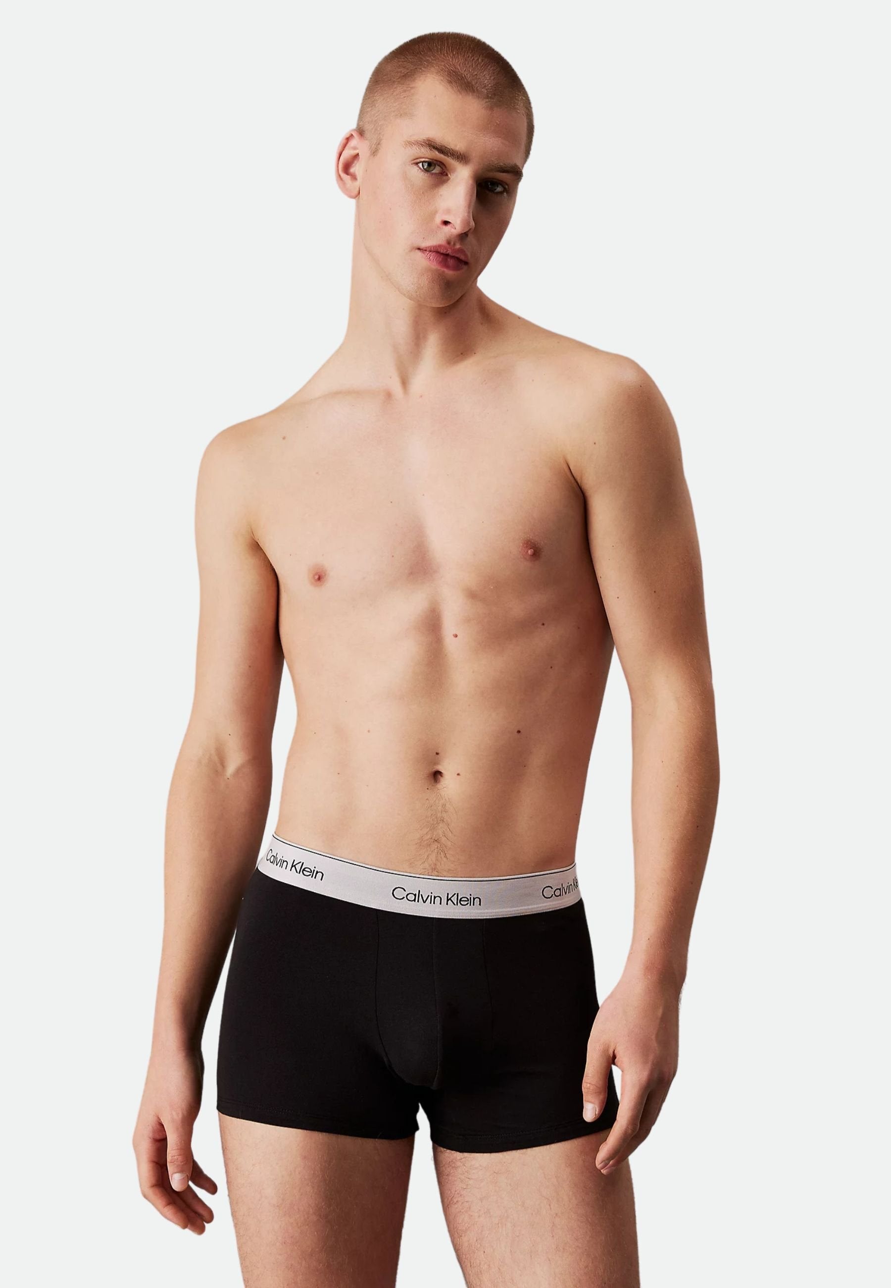 TRUNK 3 PACK ICON COTTON STRETCH - Trunks - black black black