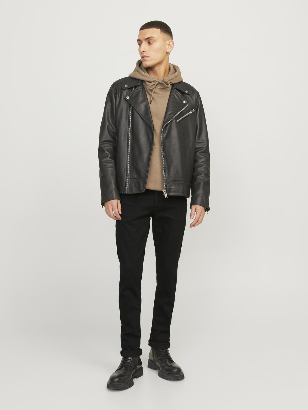 Glenn - Relaxed fit jeans - black denim