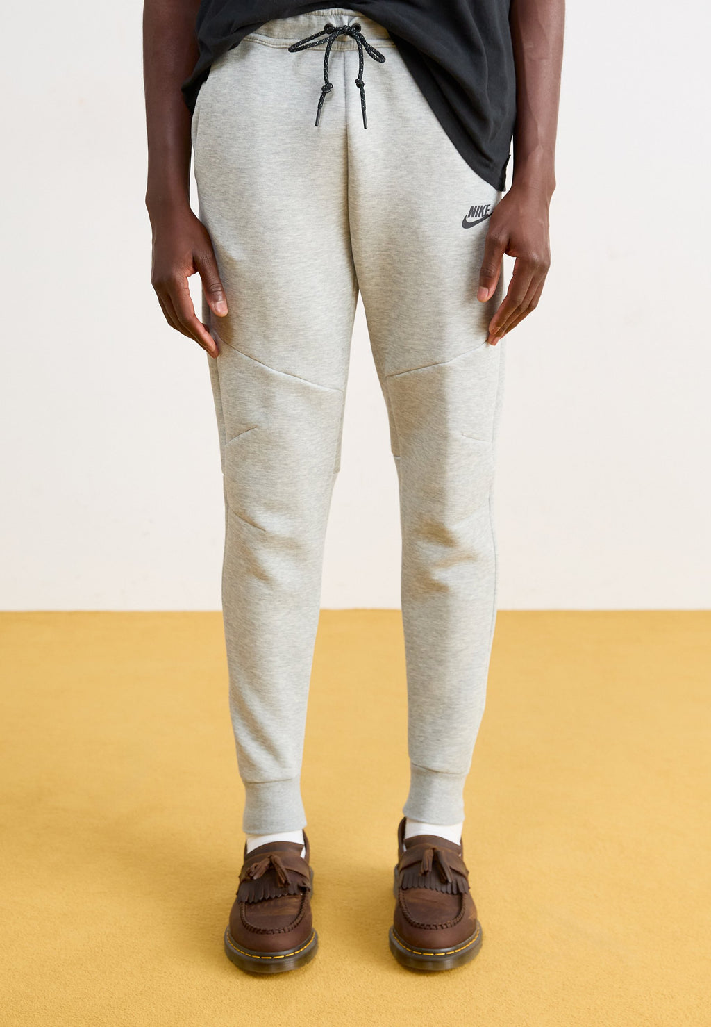 Tracksuit bottoms - dark grey heather/black