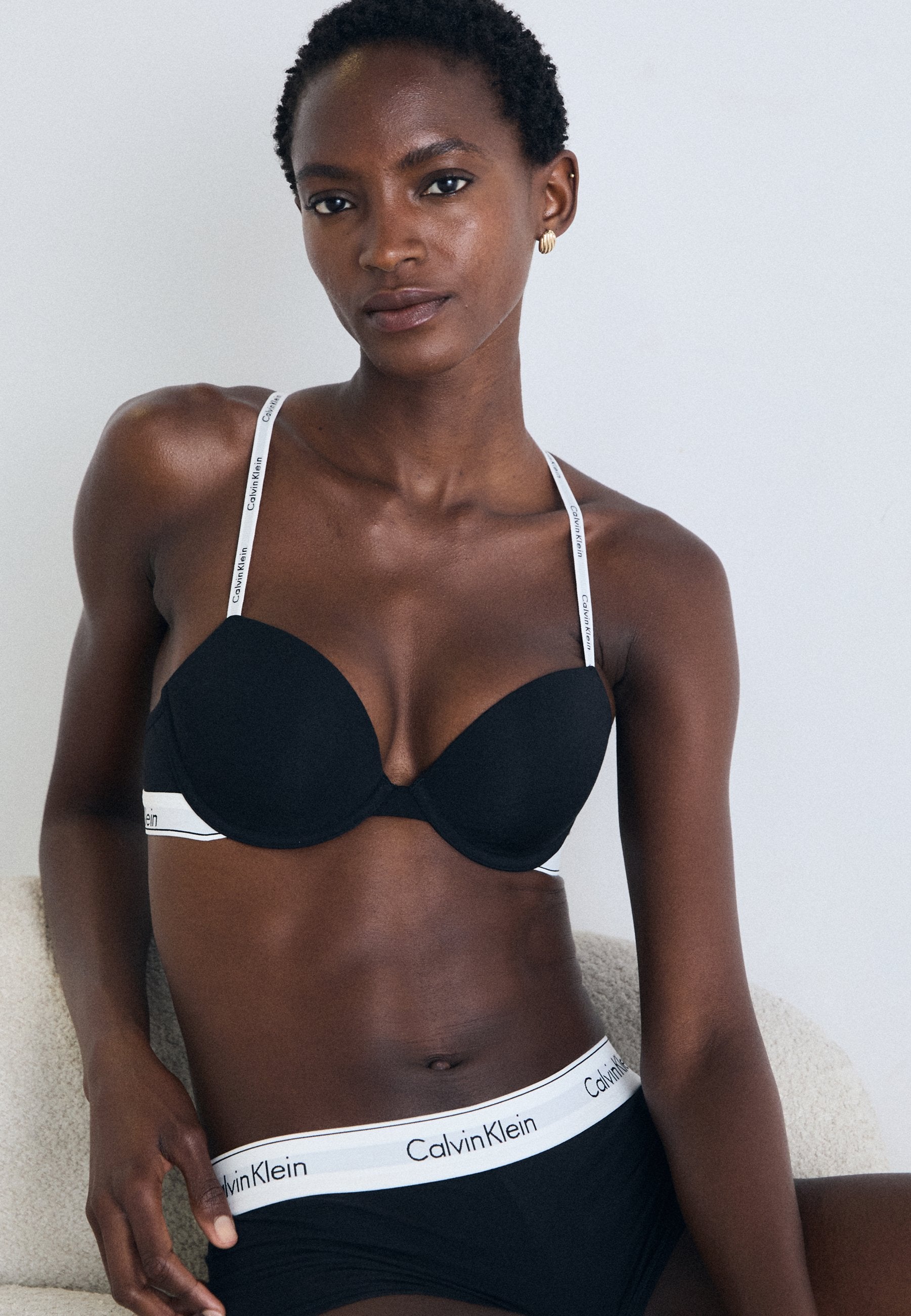 LIGHTLY LINED DEMI ICON  - T-shirt bra - black
